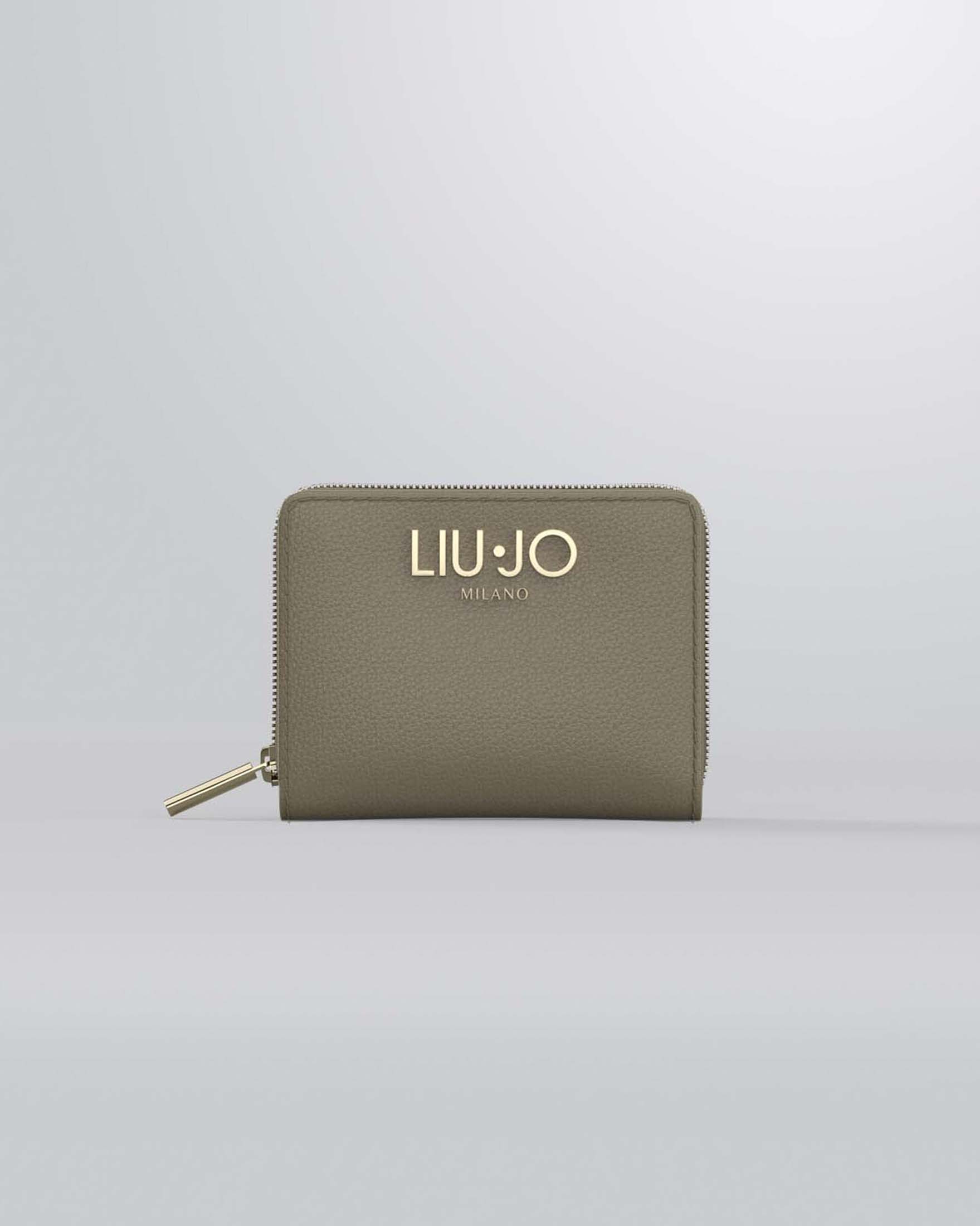 Portafoglio Liu Jo Accessories color fango con logo metallico
