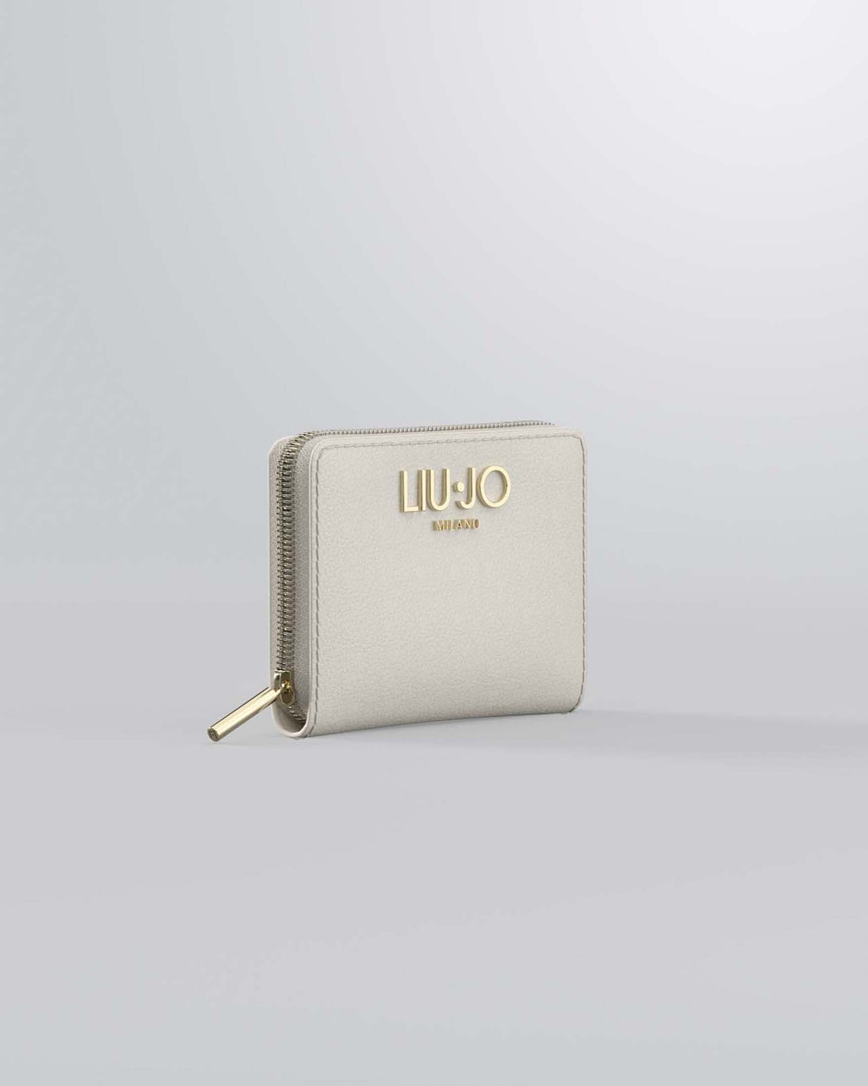 Portafoglio Liu Jo Accessories bianco con logo metallico applicato image