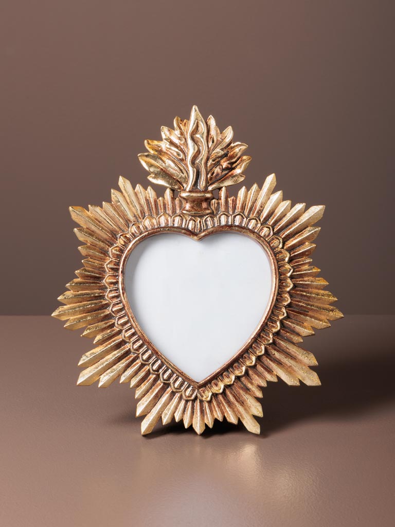 Portafoto Ex Voto Dorato 9x9 (12x21)