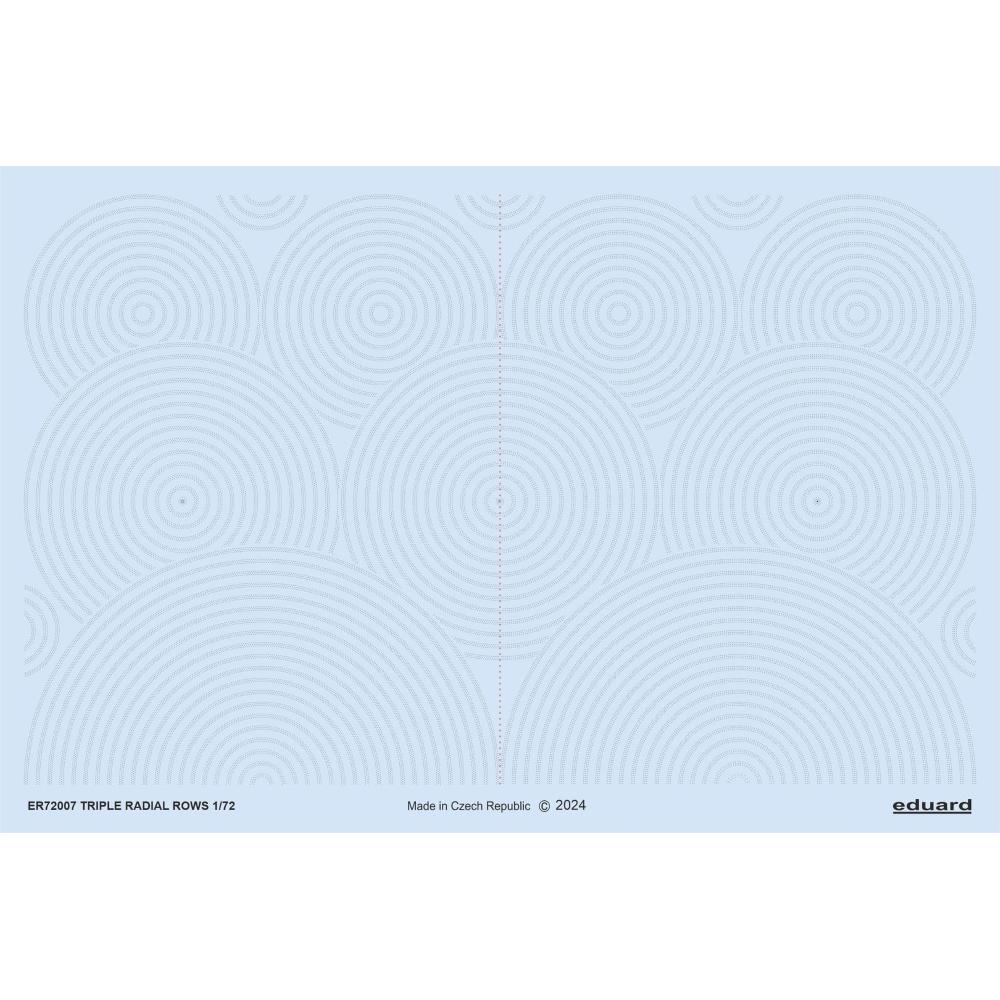 Radial Rows EDUARD: 1:72 Triple radial rows | Steel Models