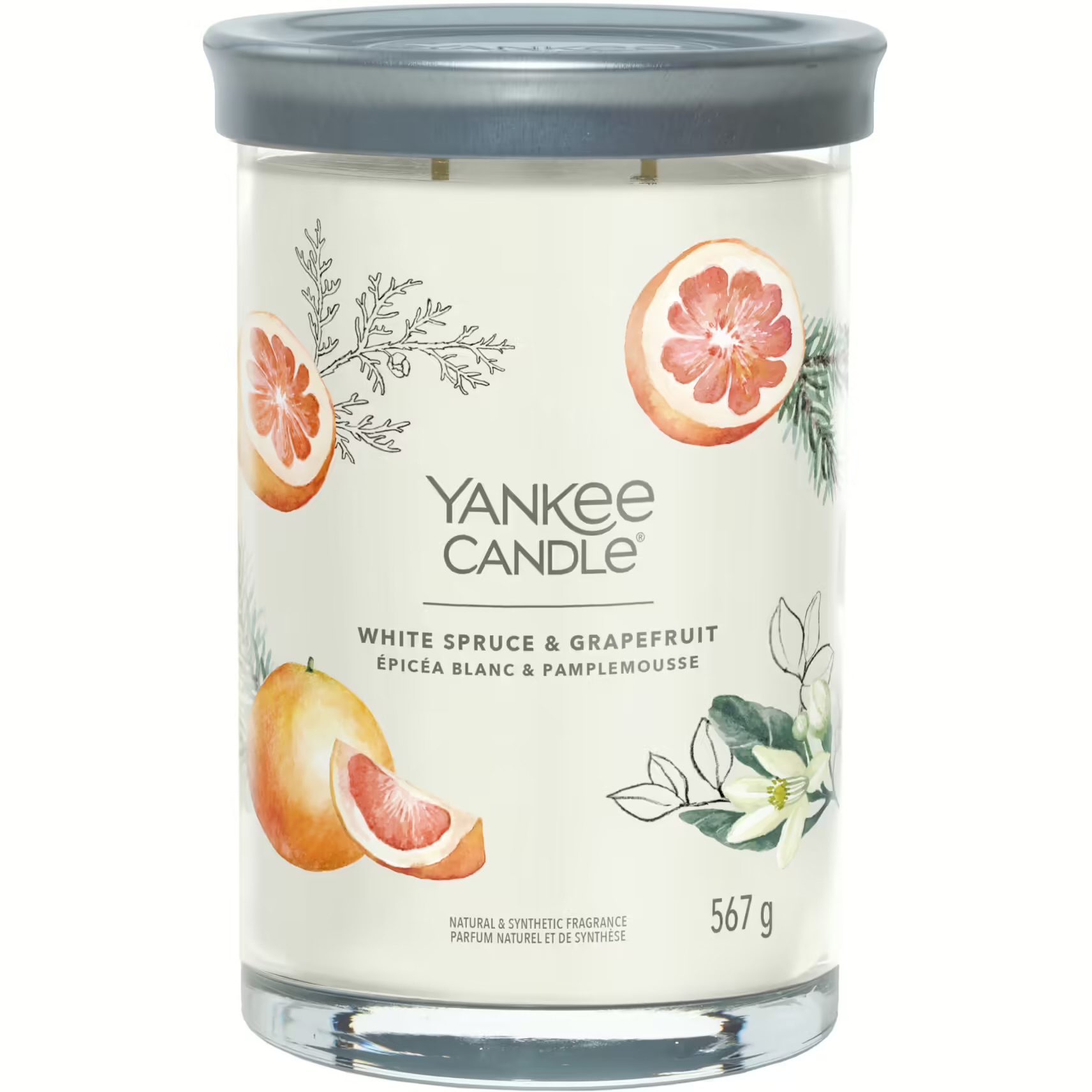 Tumbler Signature Grande White Spruce & Grapefruit 567 g. Yankee Candle