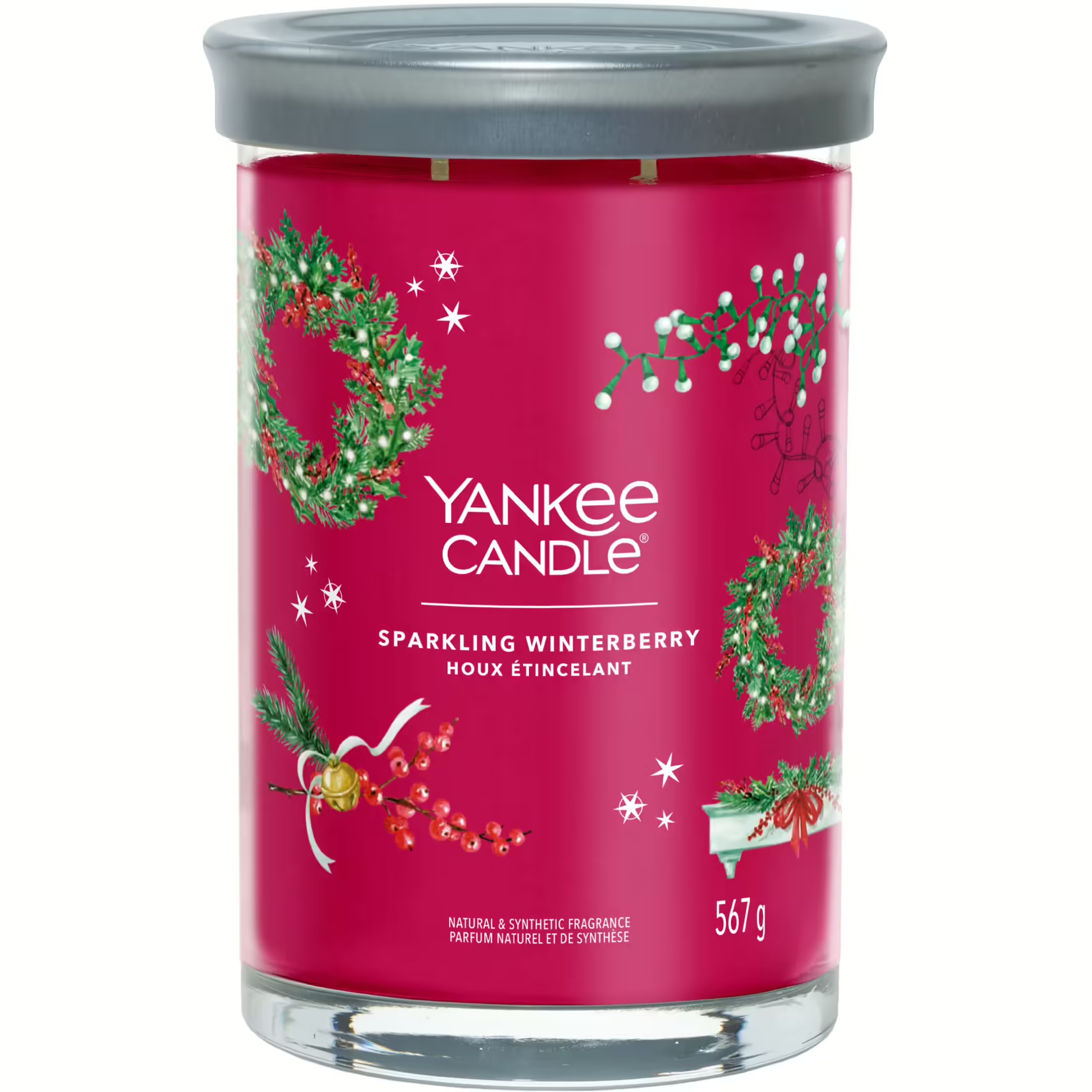 Tumbler Signature Grande Sparkling Winterberry 567 g. Yankee Candle