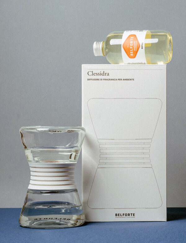 Diffusore di Profumo Clessidra + Refill Oud 250 ml. Belforte