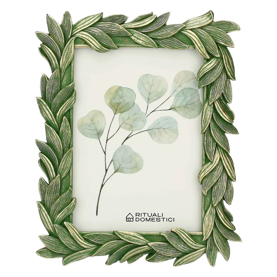 Portafoto in Resina Tiguardo Alloro Verde 13X18 (18,5X23,5)