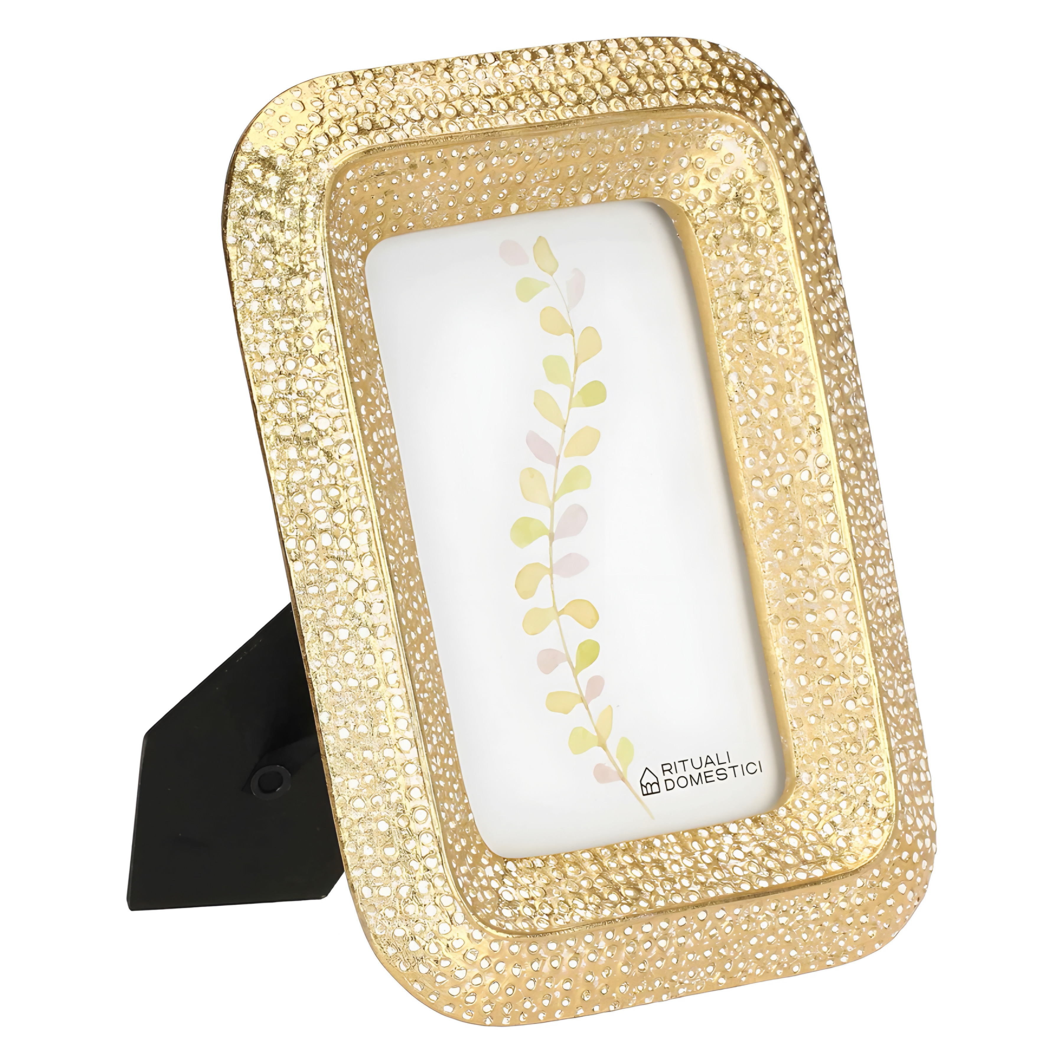 Portafoto in Resina Tiguardo Bottoni Oro 10x15 (17x21,5)