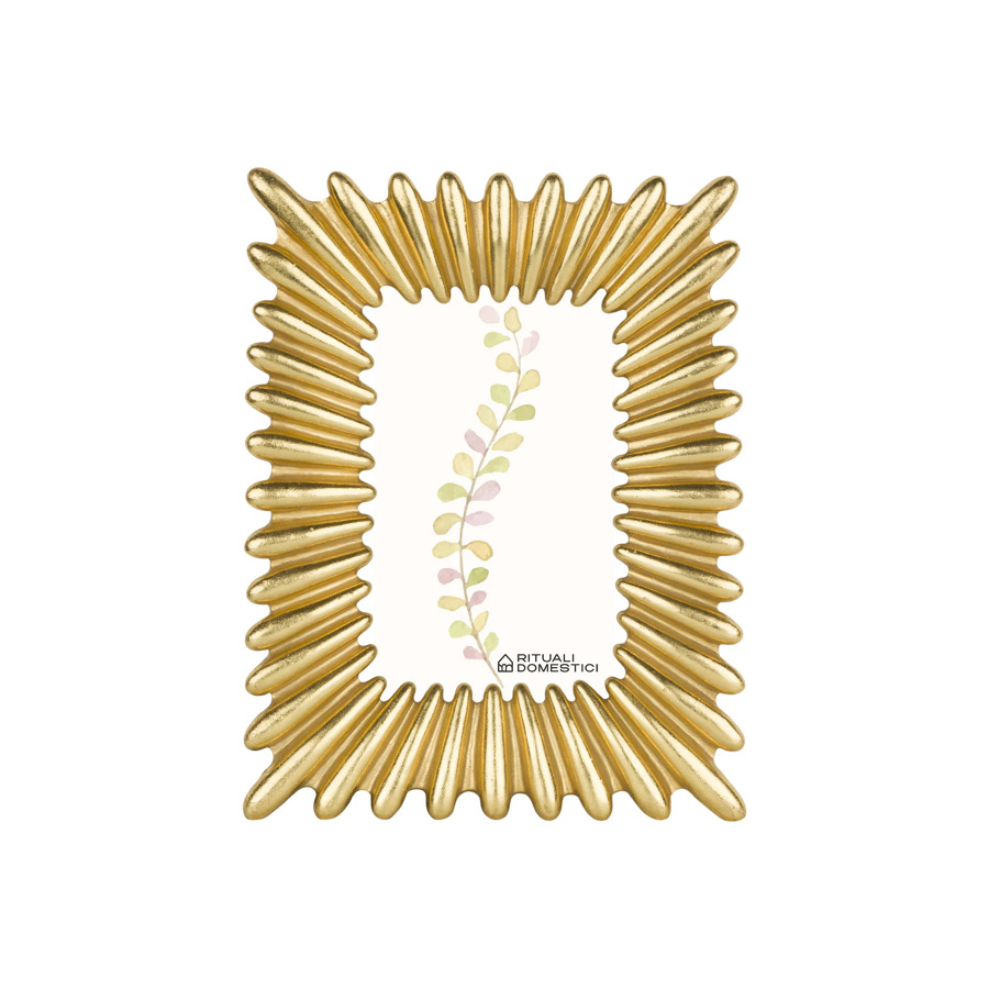 Portafoto in Resina Guardandoti Raggi Oro 10x15 (17,5x22,5)