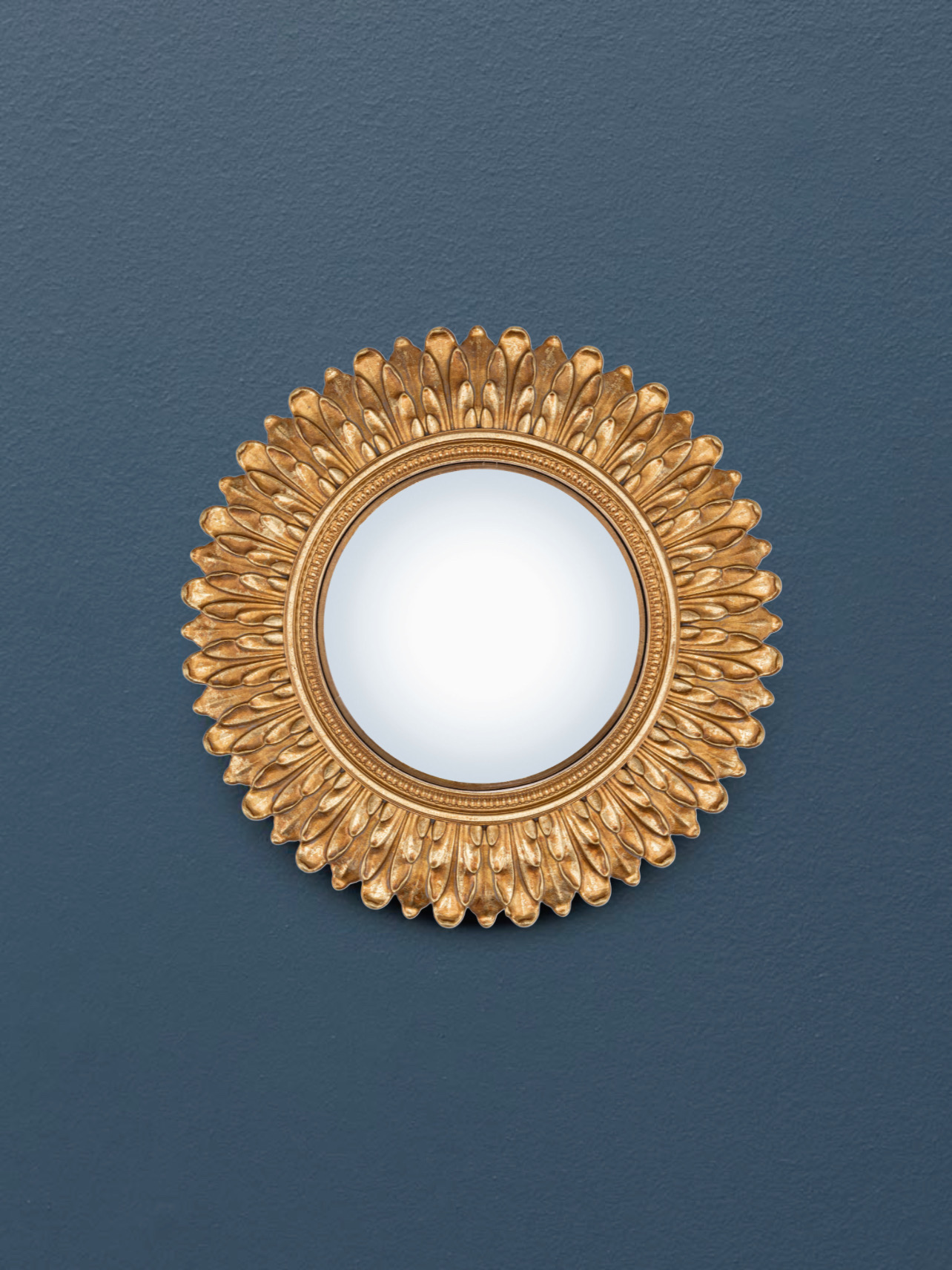 Specchio Tondo in Resina Oro Reame Girasole d.26