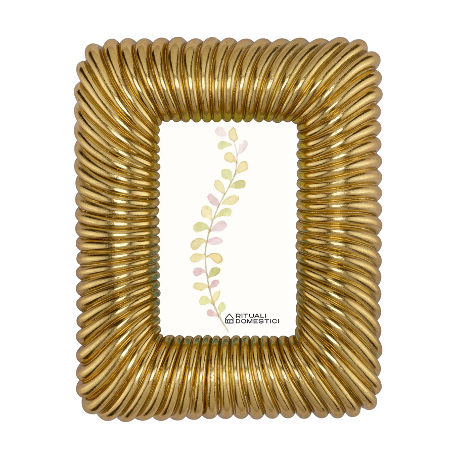 Portafoto in Resina Guardandoti Monile Oro 10x15 (20x24,5)