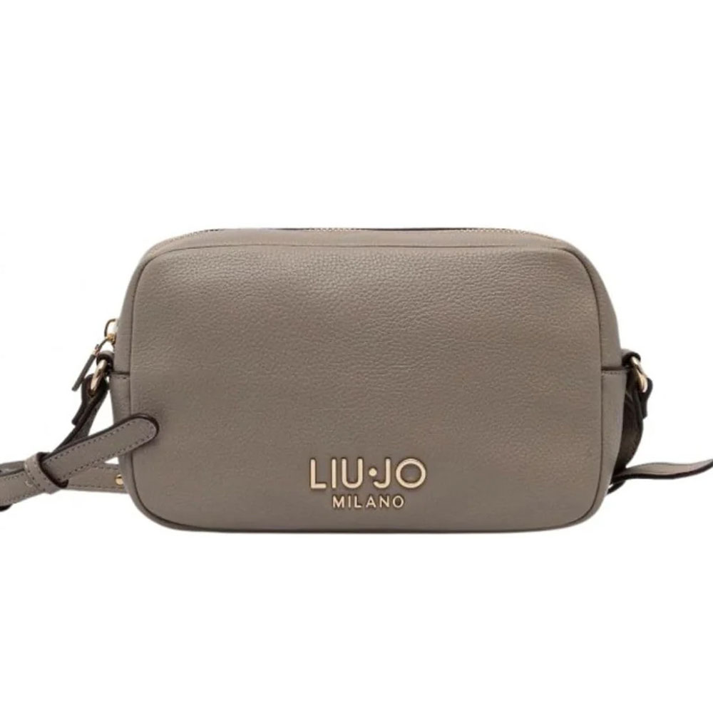 Liu Jo Borsa in viscosa con strass all over - Cipria | AA5269P0374