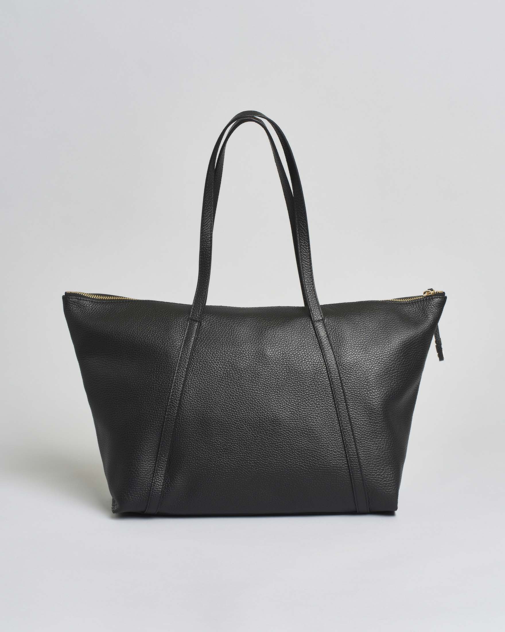 Shopping Bag Nory Coccinelle in pelle martellata nera