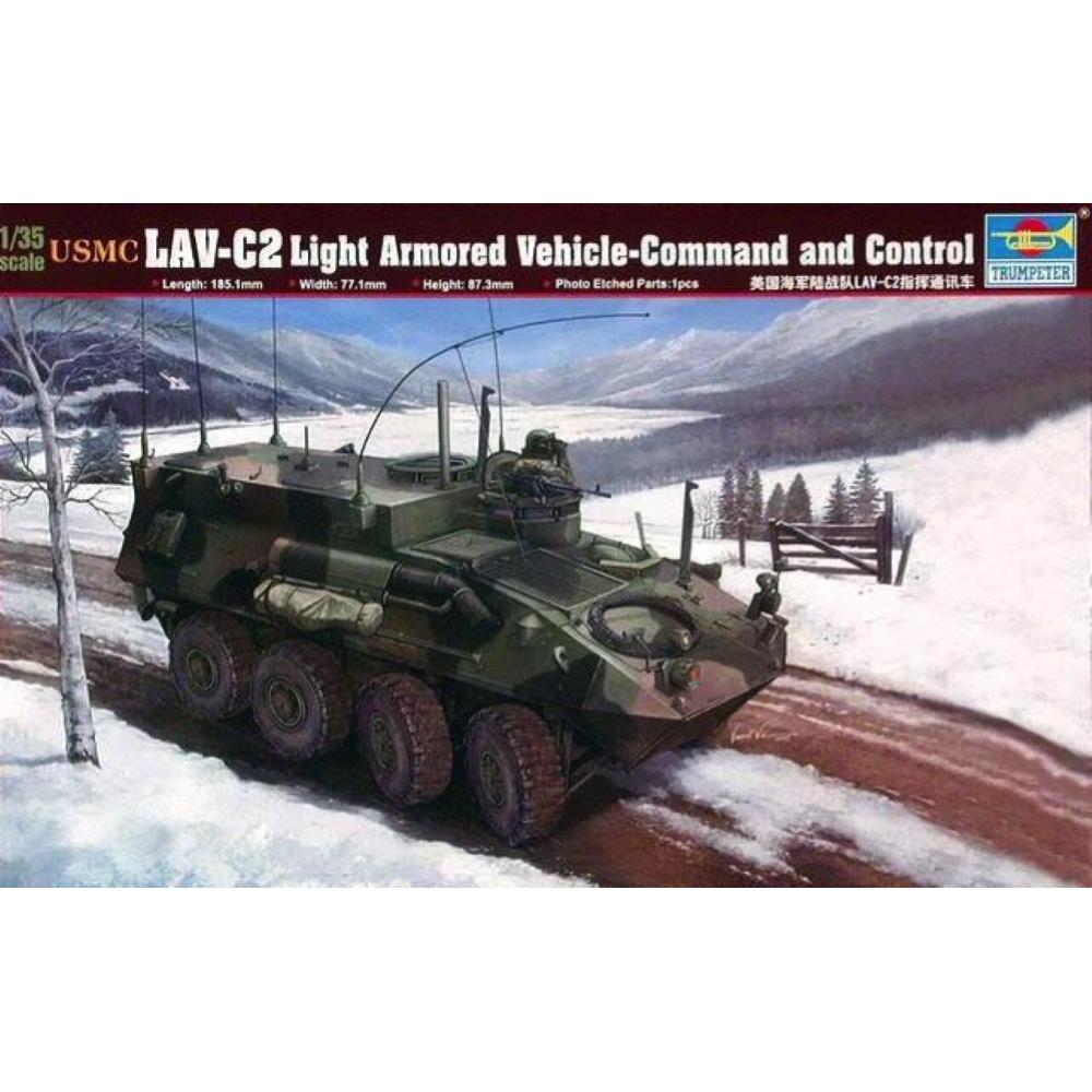 TRUMPETER: 1/35 USMC LAV-C2 Command and Control | Steel Models