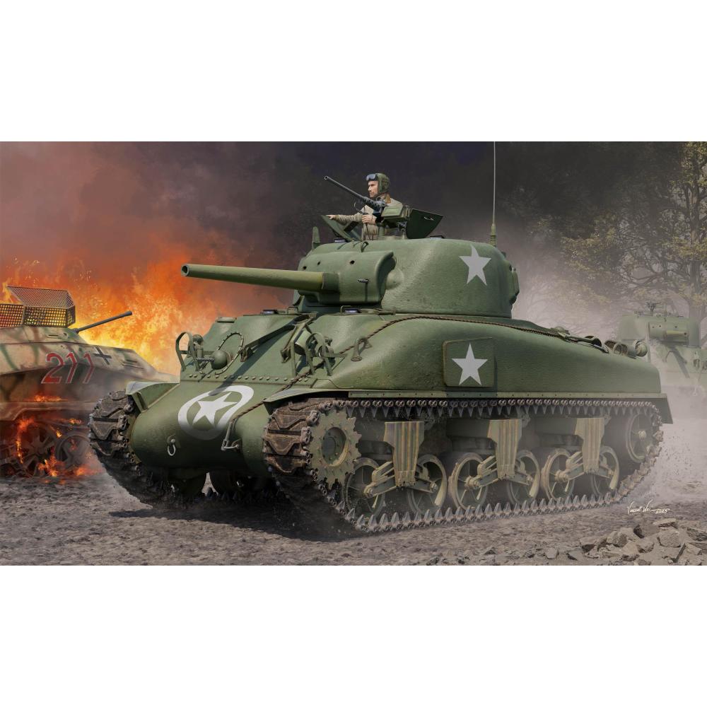 I LOVE KIT (Merit): 1:16M4A1 Sherman Medium Tank - Late | Steel Models