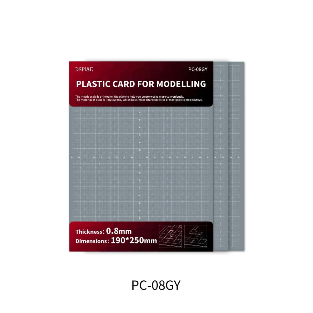 DSPIAE Plastic Card for Modelling 0.8 mm | Steel Models