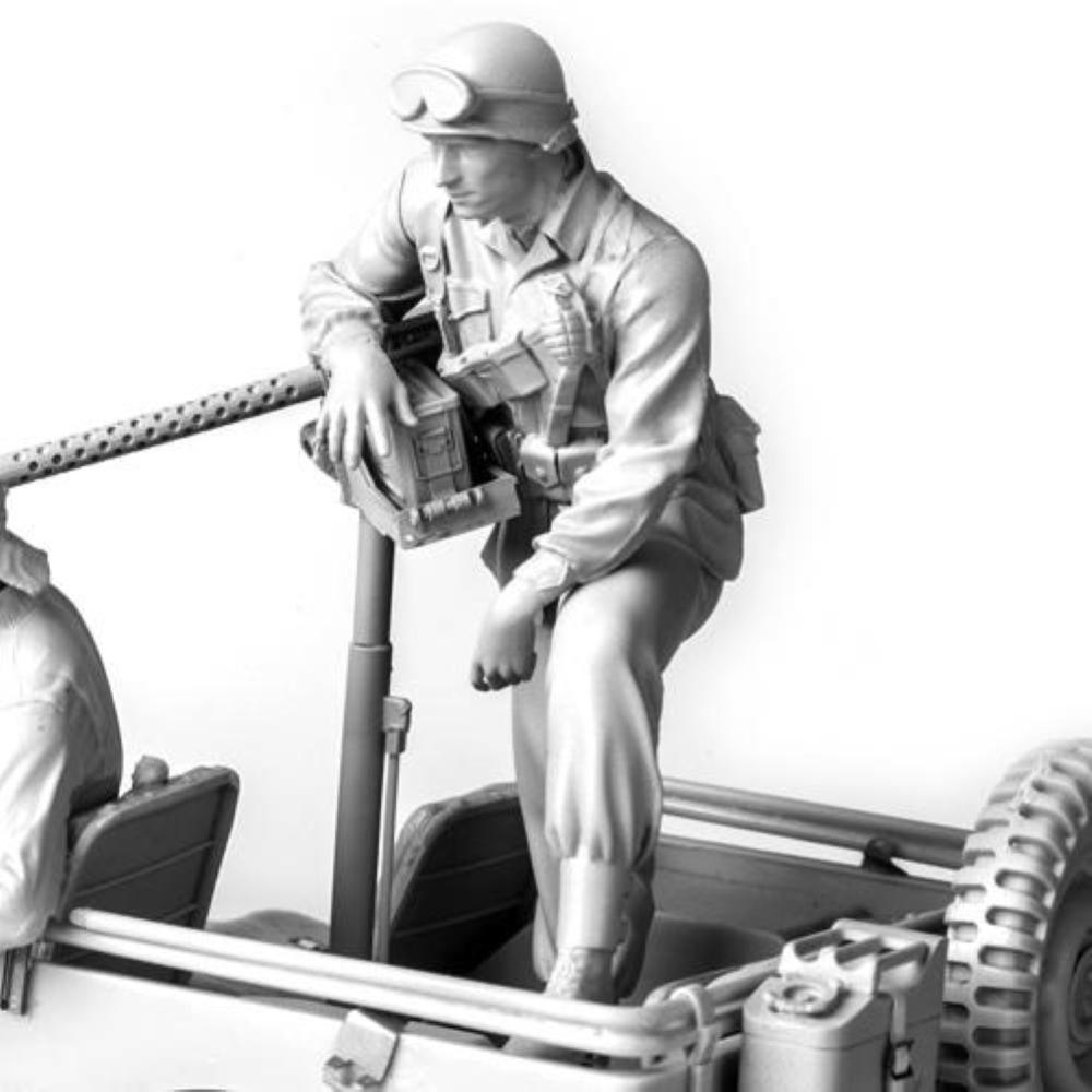 Sol Models SOL MODEL: 1:16; WWII U.S.ARMY Gunner | Steel Models
