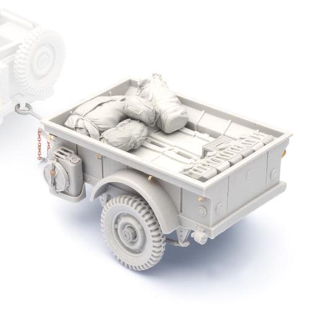 Sol Models SOL MODEL: 1:16; WWII U.S.ARMY T3 Trailer | Steel Models