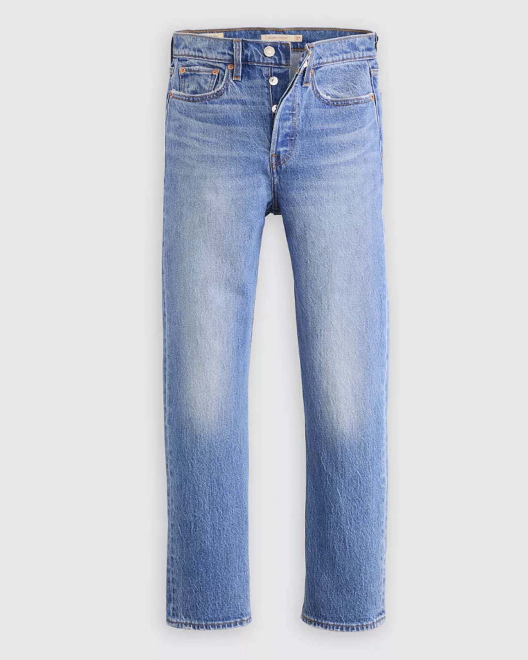 Jeans Wedgie Straight Levi's super stone washed a taglio dritto