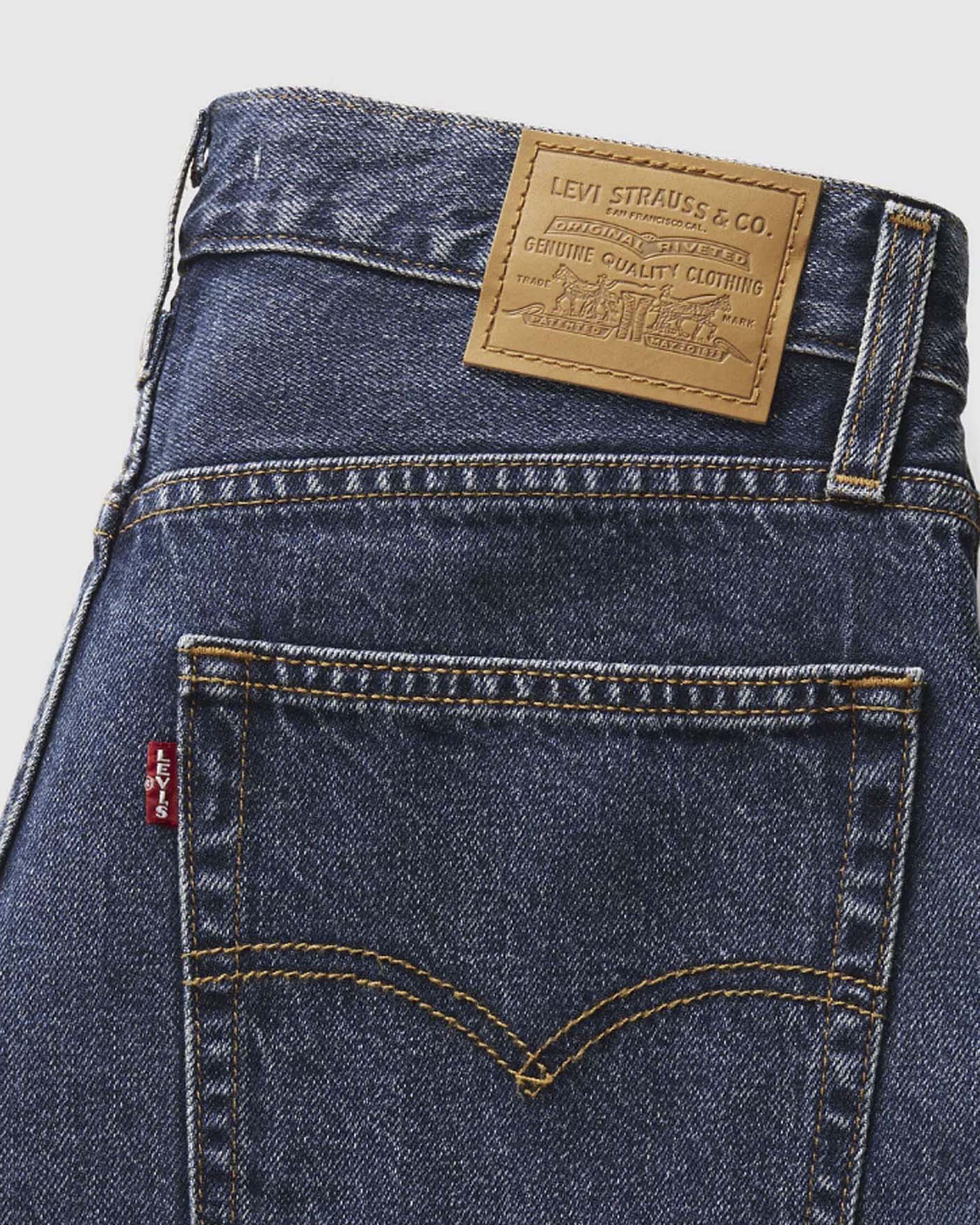 Jeans Baggy Dad Levi's lavaggio medio stone washed a vita media