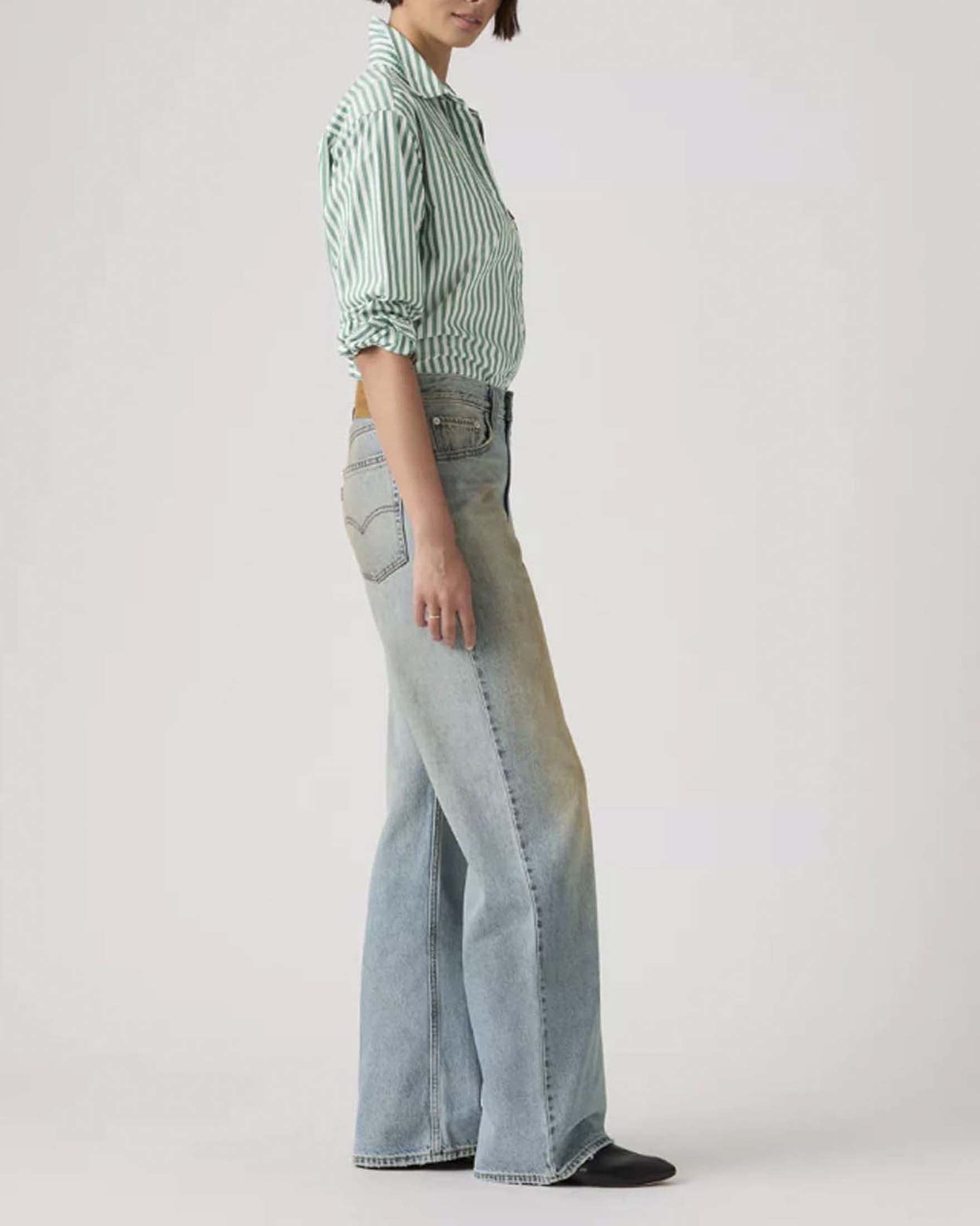 Jeans Loose Boot Levi's a vita alta con lavaggio off-roading image