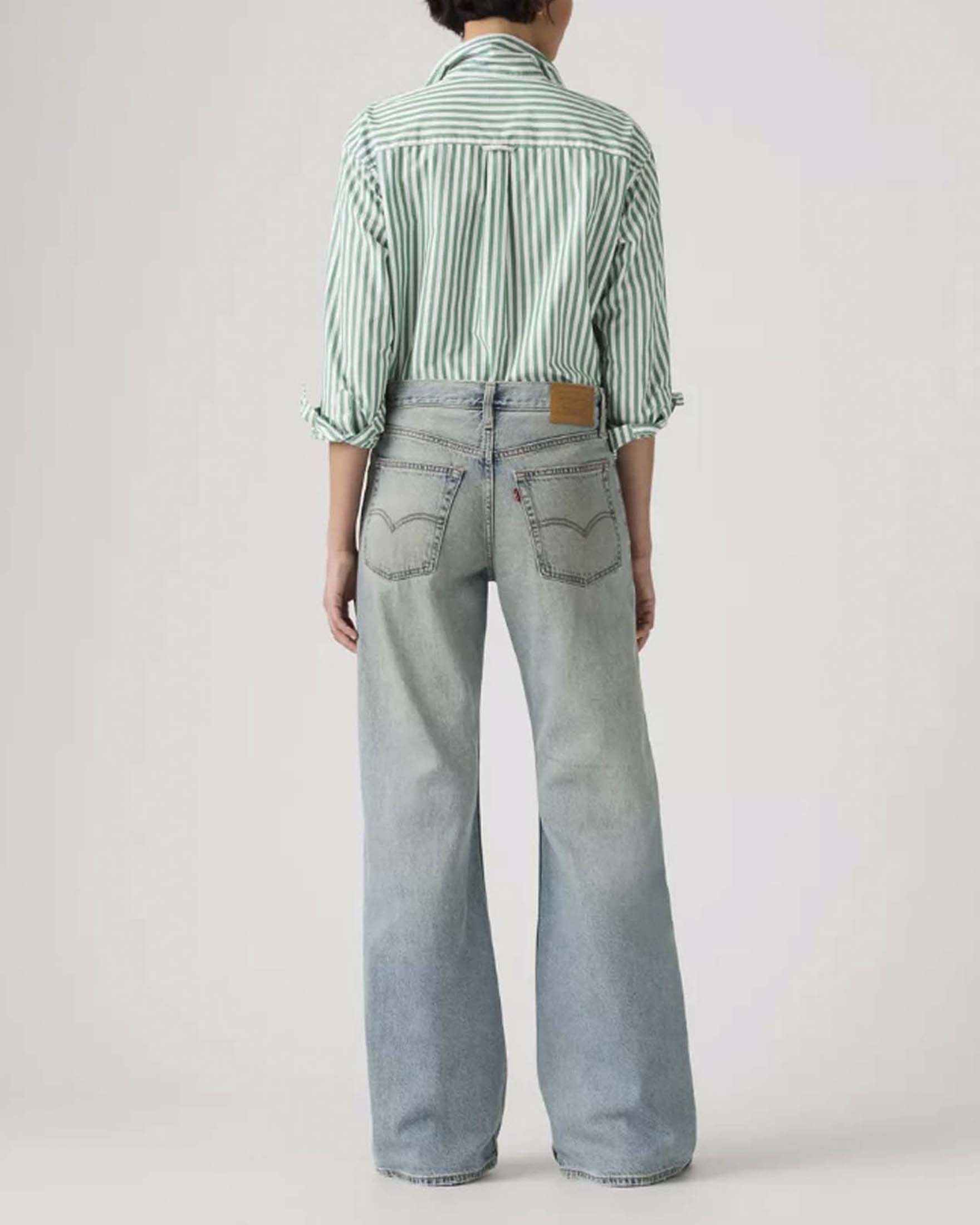 Jeans Loose Boot Levi's a vita alta con lavaggio off-roading