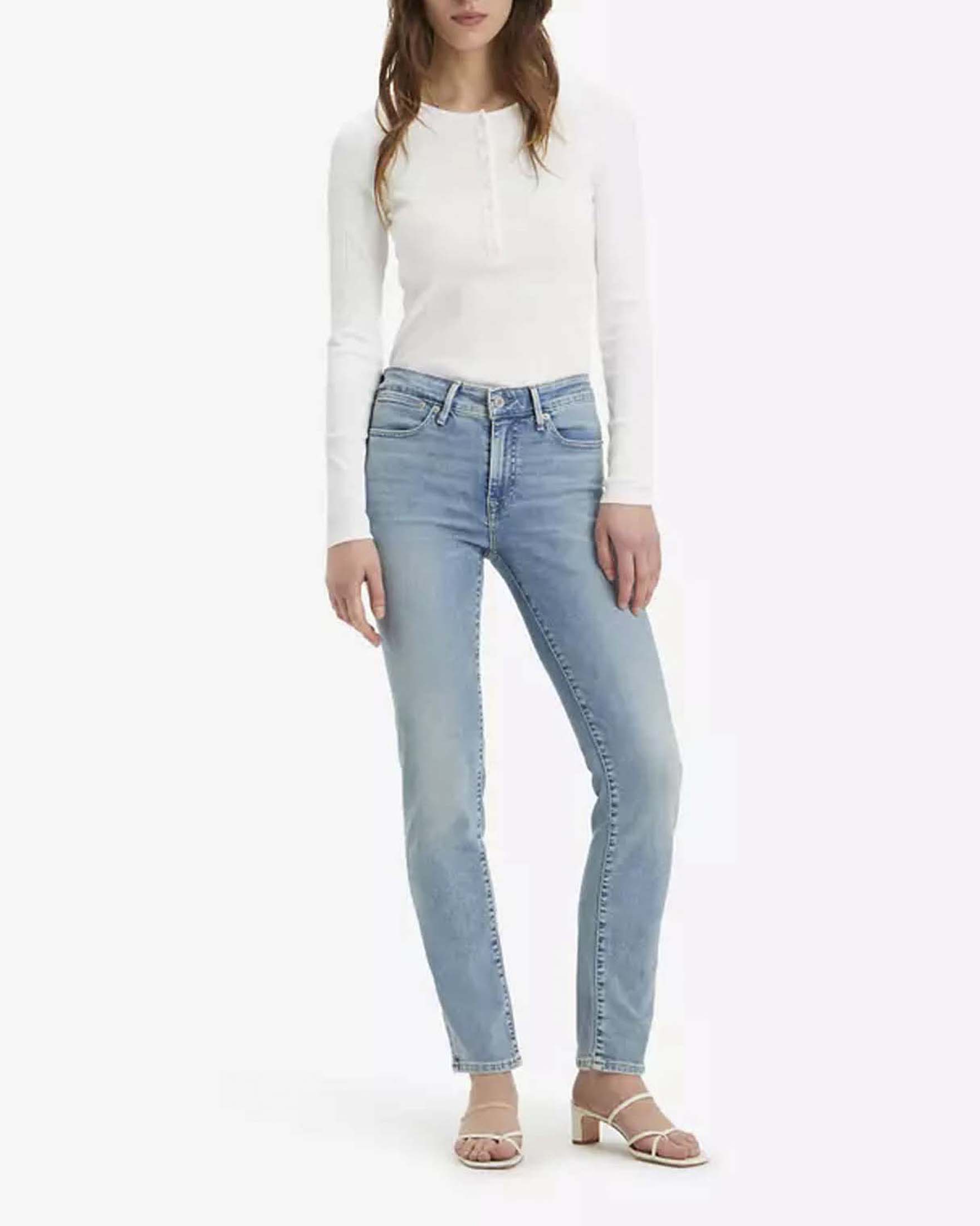 Jeans 712 Slim Levi's lavaggio chiaro super stone washed