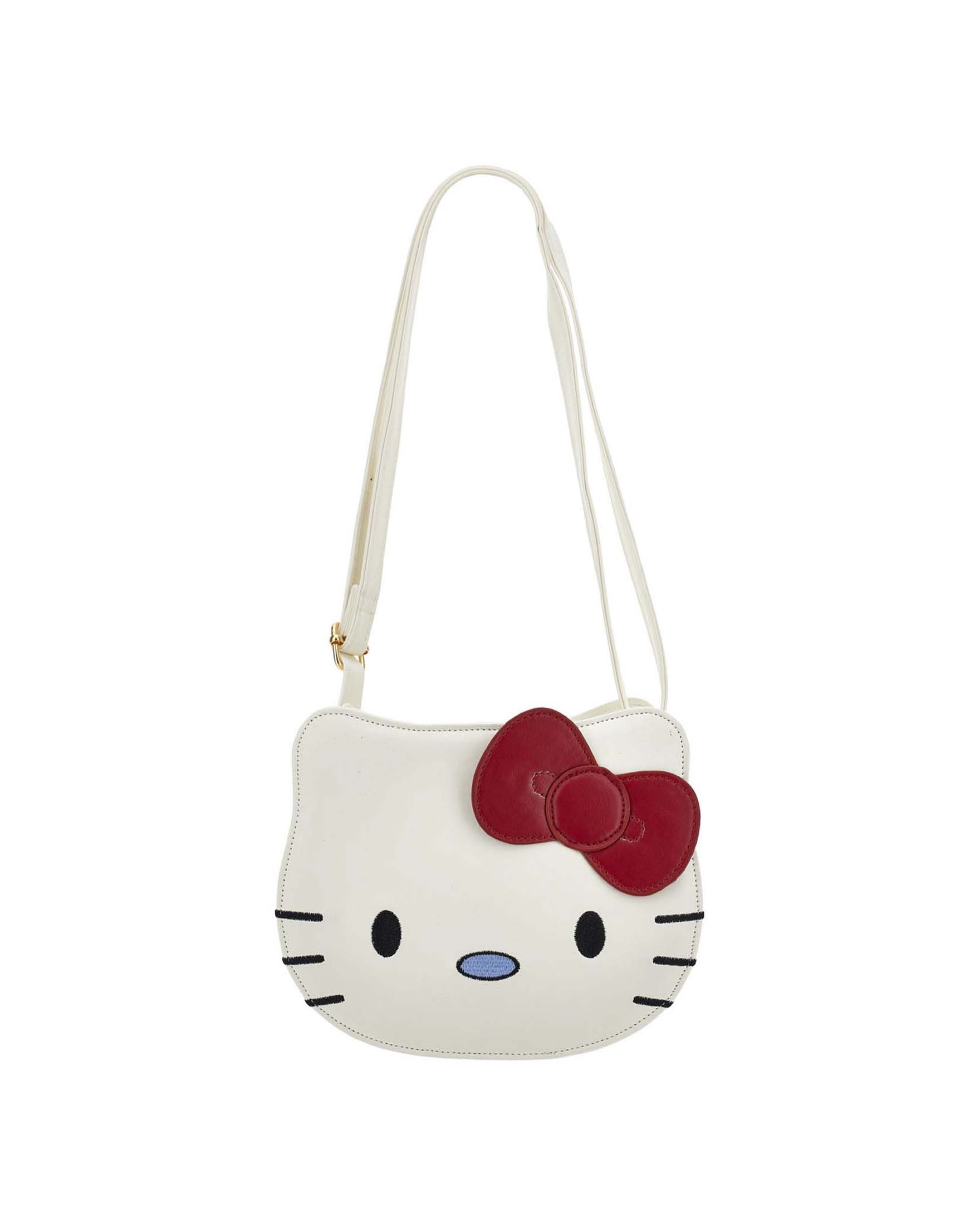 Borsa X Hello Kitty bianca a tracolla