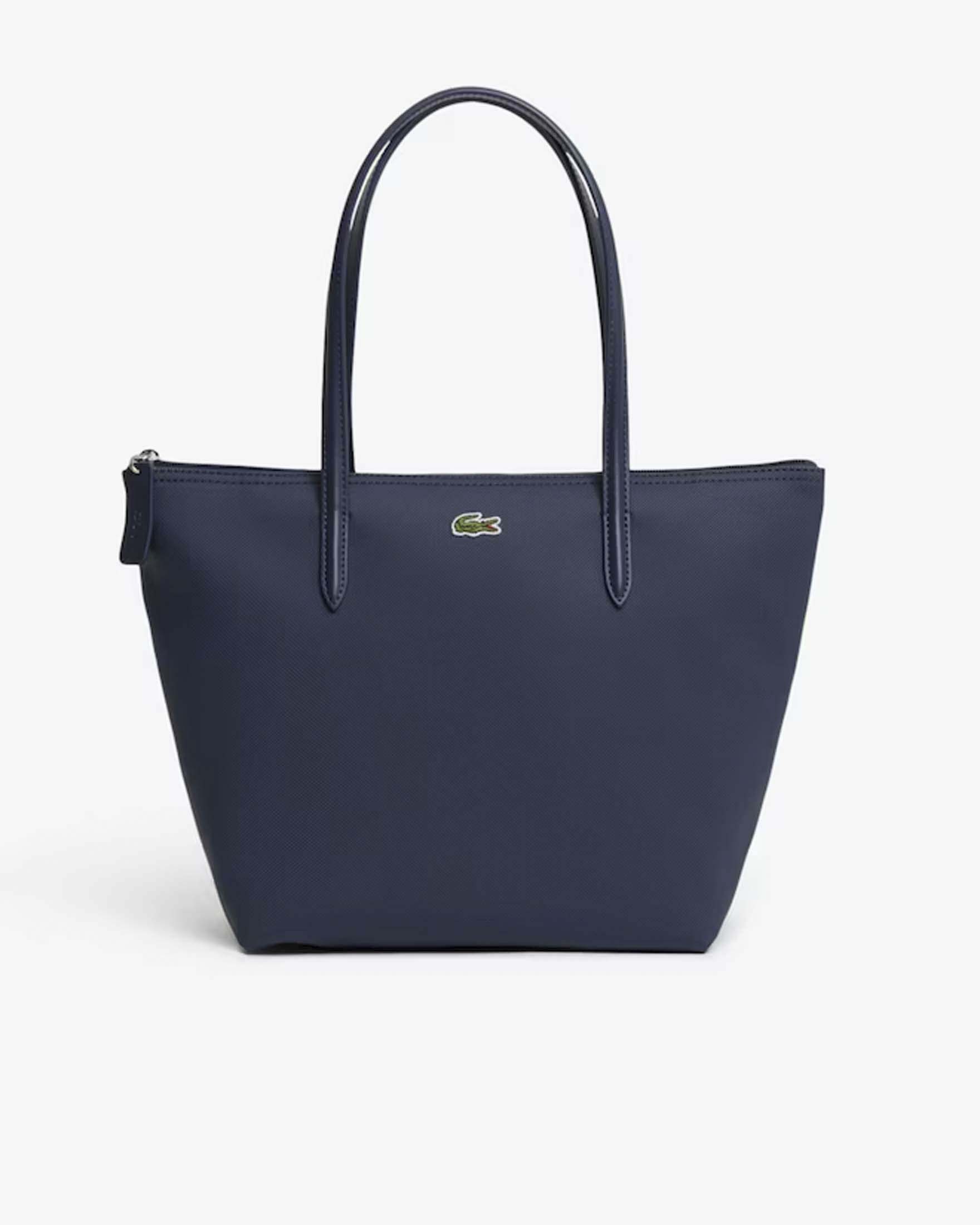 Shopping bag piccola L.12.12 Concept Lacoste in mini piquè blu
