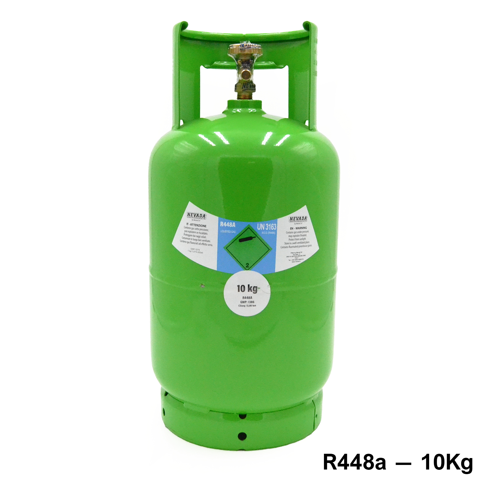R448a Rgas Bombola gas R448A - 10 Kg netti - SOSTITUTO DEL GAS R404A e R507 A ...