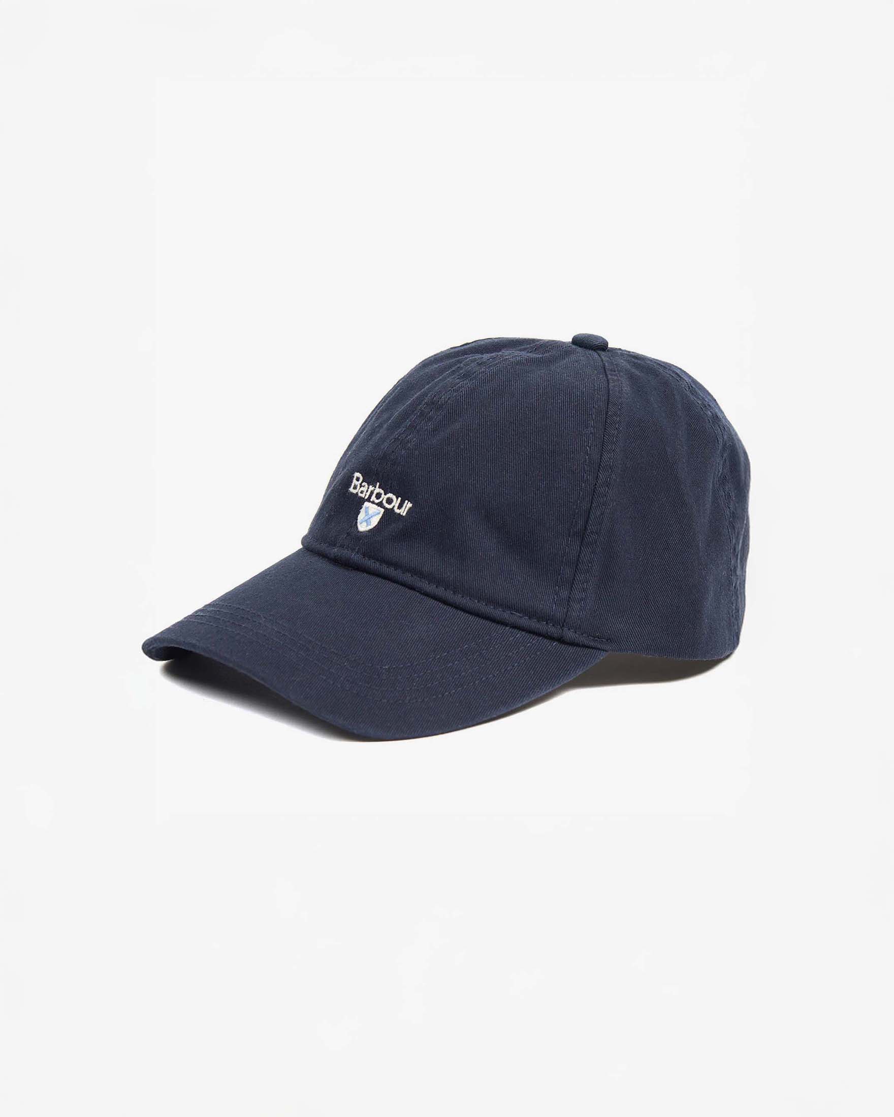Berretto baseball blu con logo ricamato davanti