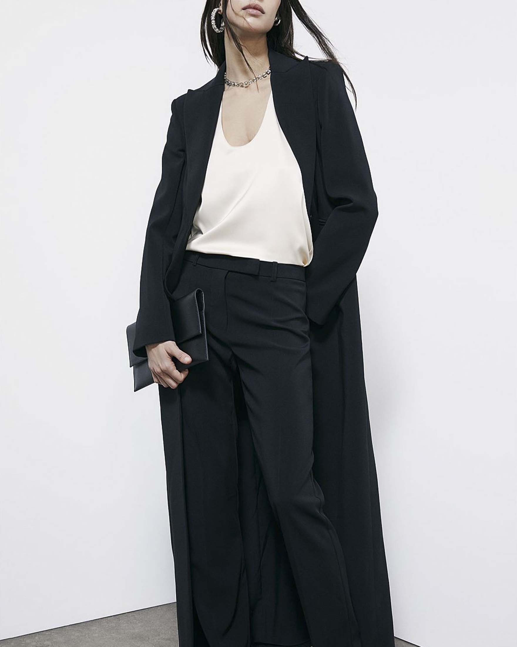 Canotta morbida color avorio Patrizia Pepe in raso