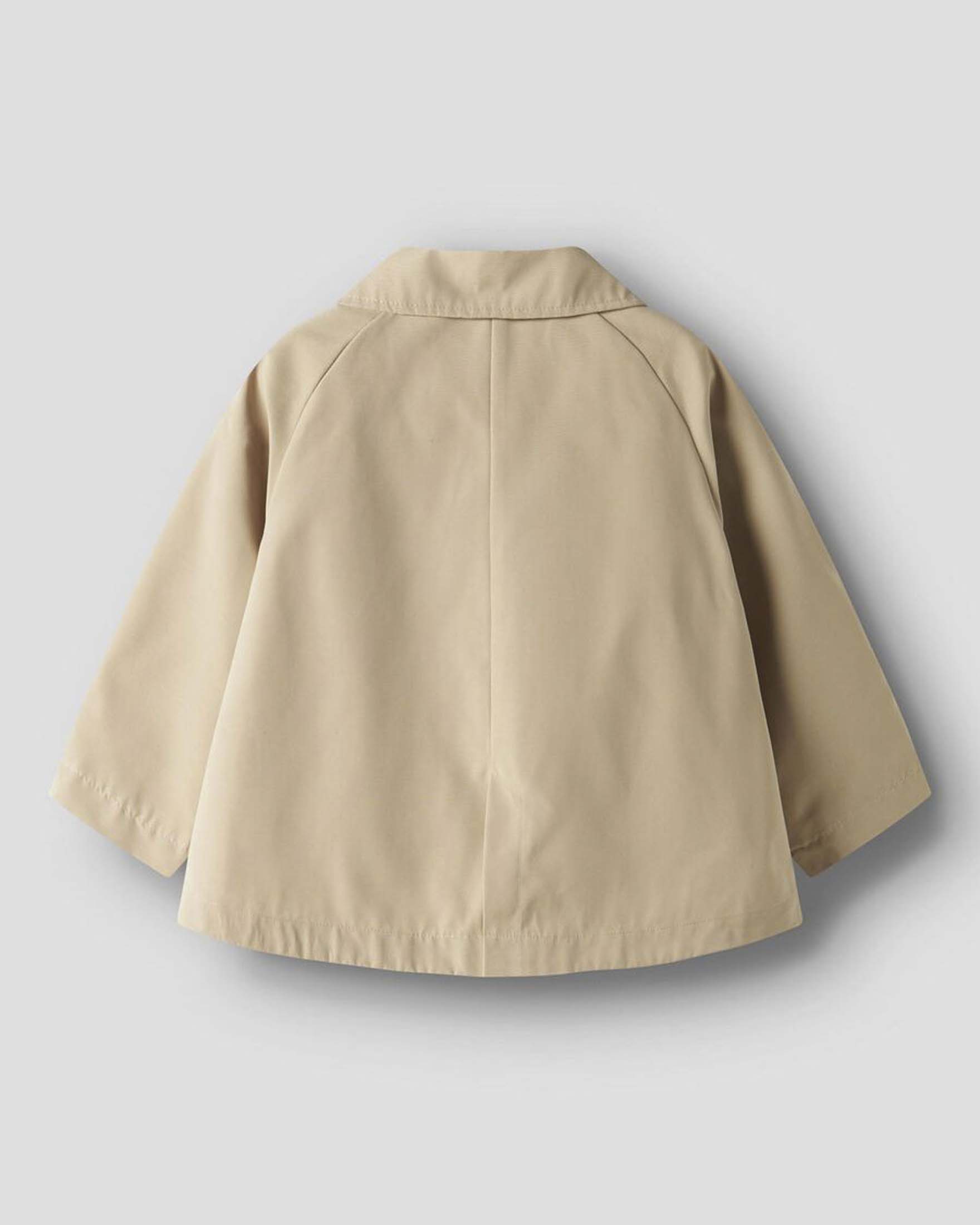 Trench Lil'Atelier color cammello con colletto