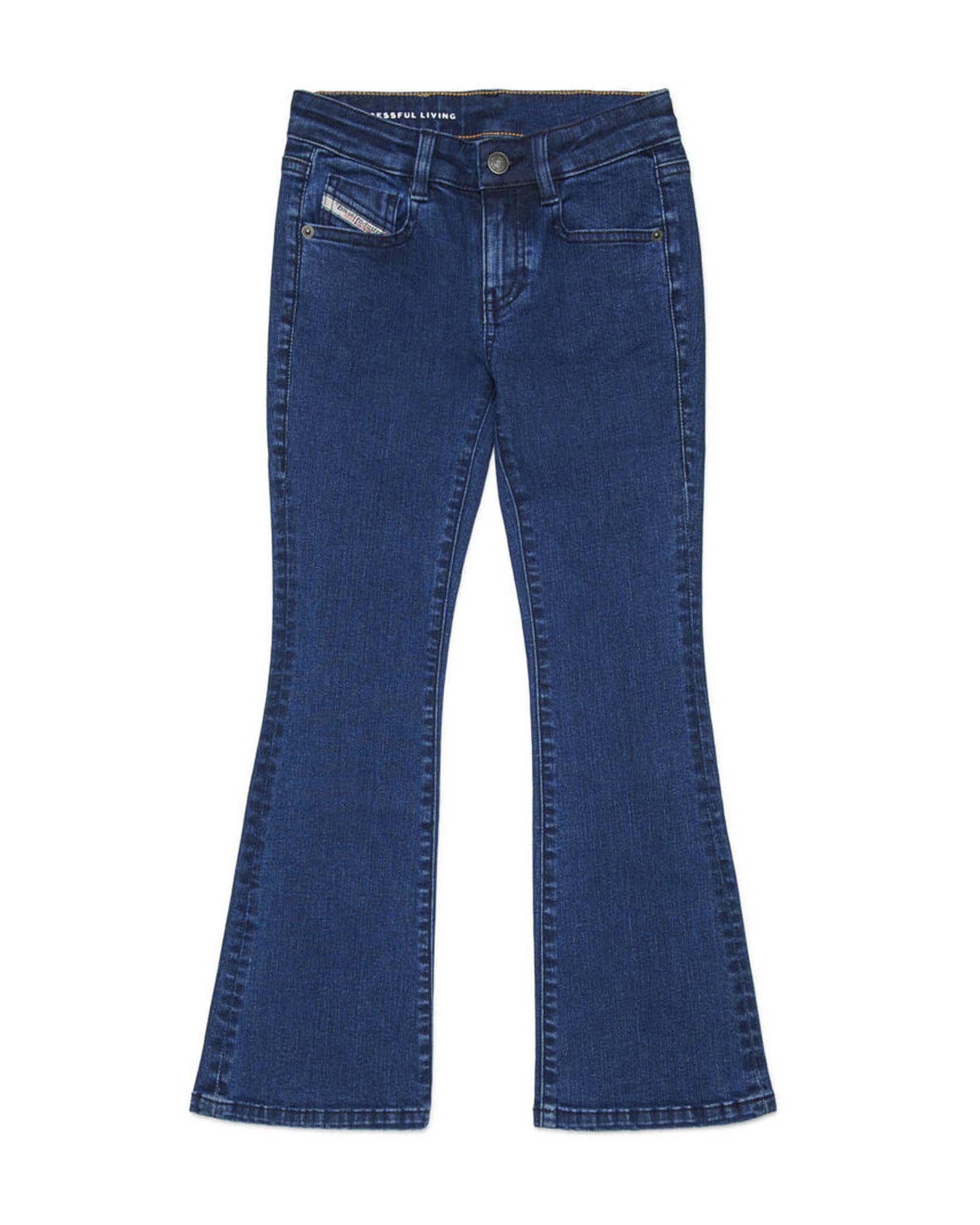 Jeans flare Guess lavaggio scuro in cotone stretch