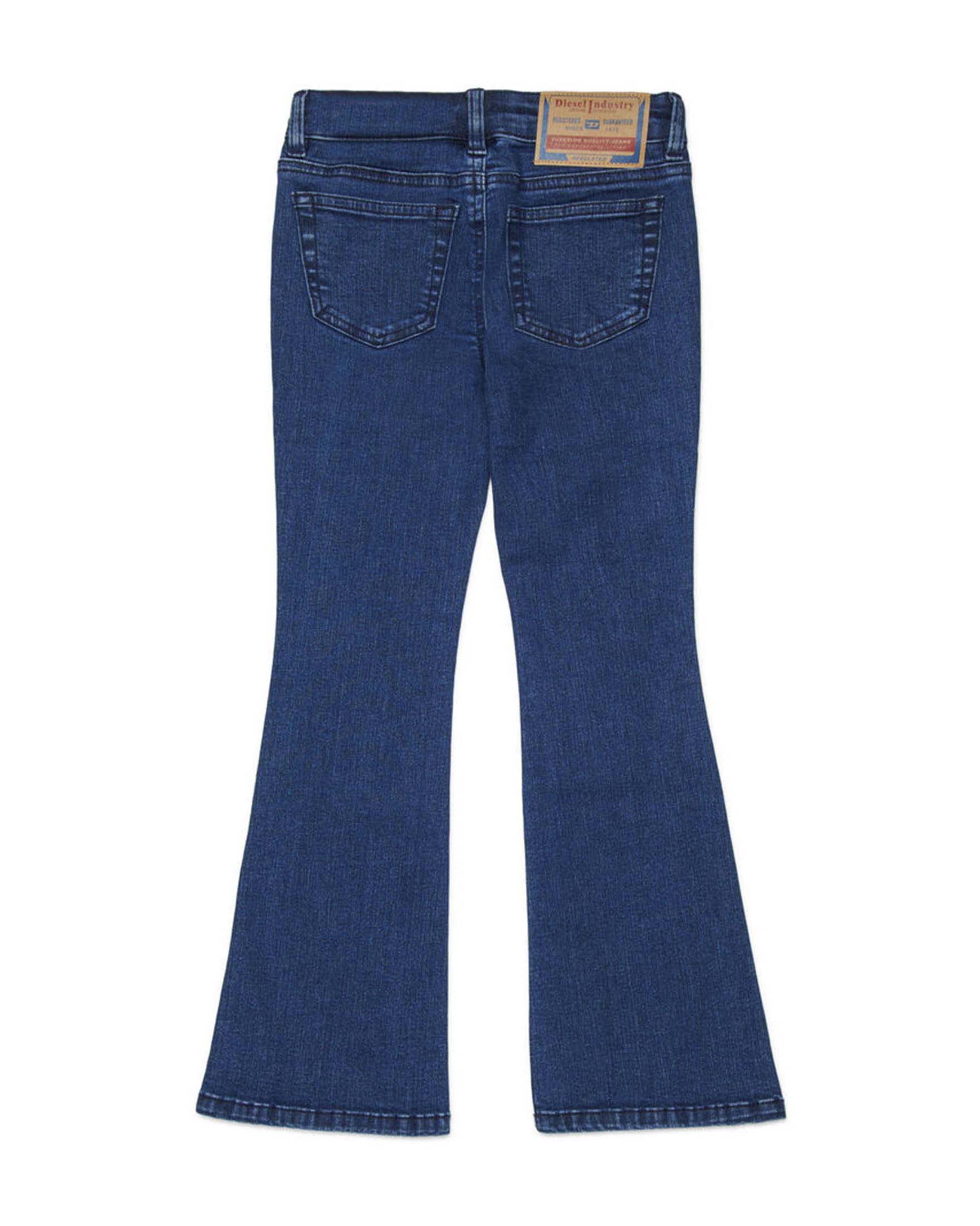 Jeans flare Guess lavaggio scuro in cotone stretch image