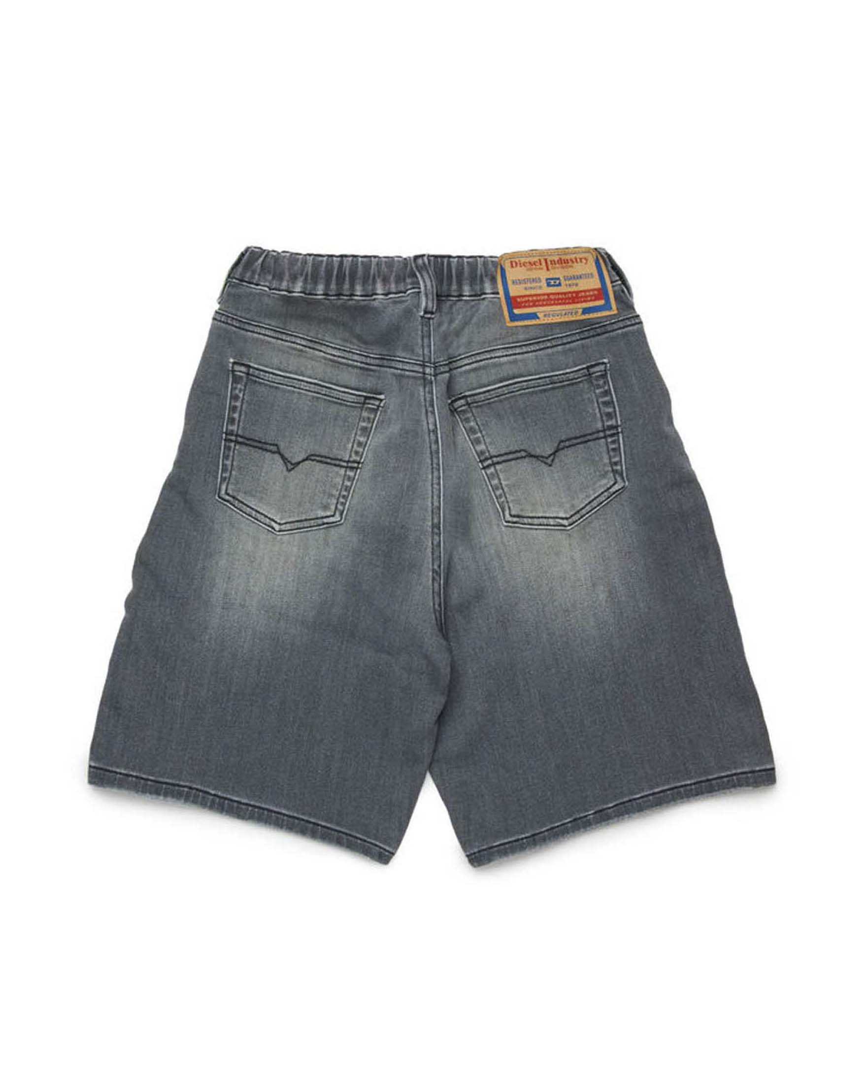Bermuda Diesel in denim lavaggio grigio stone washed image