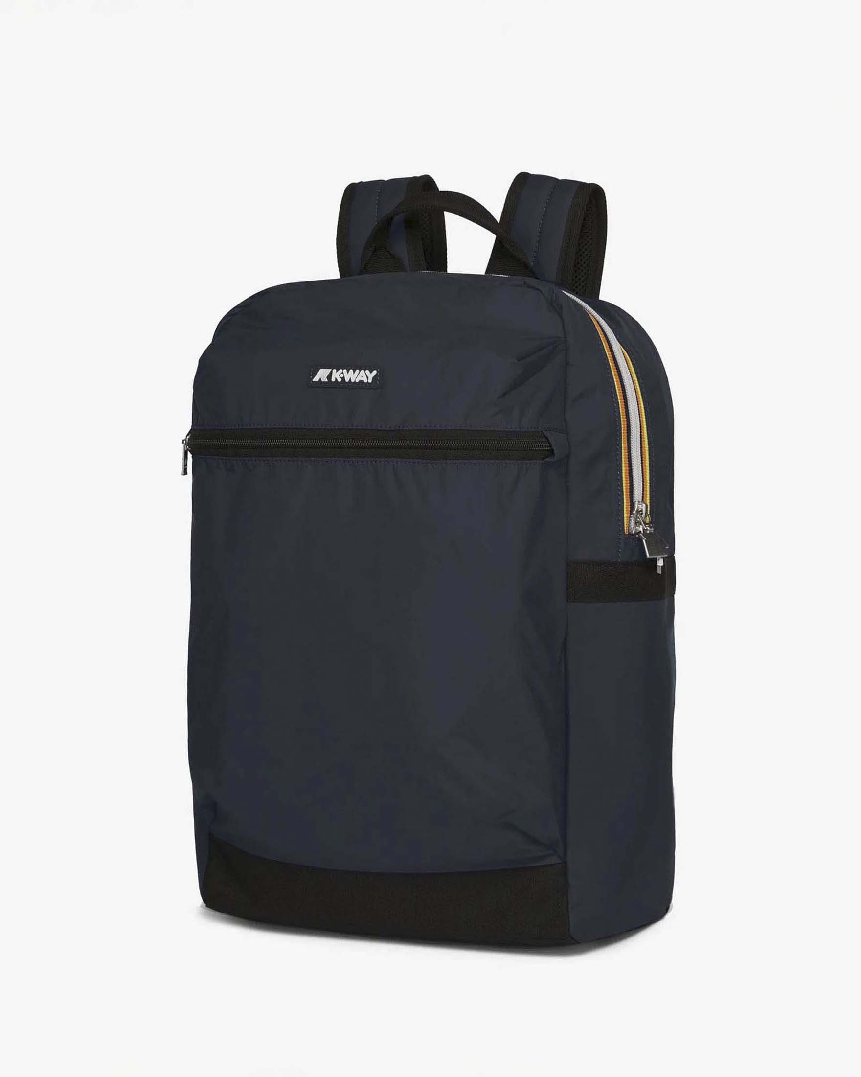 Zainetto K-way Laon blu in nylon con tasca esterna image