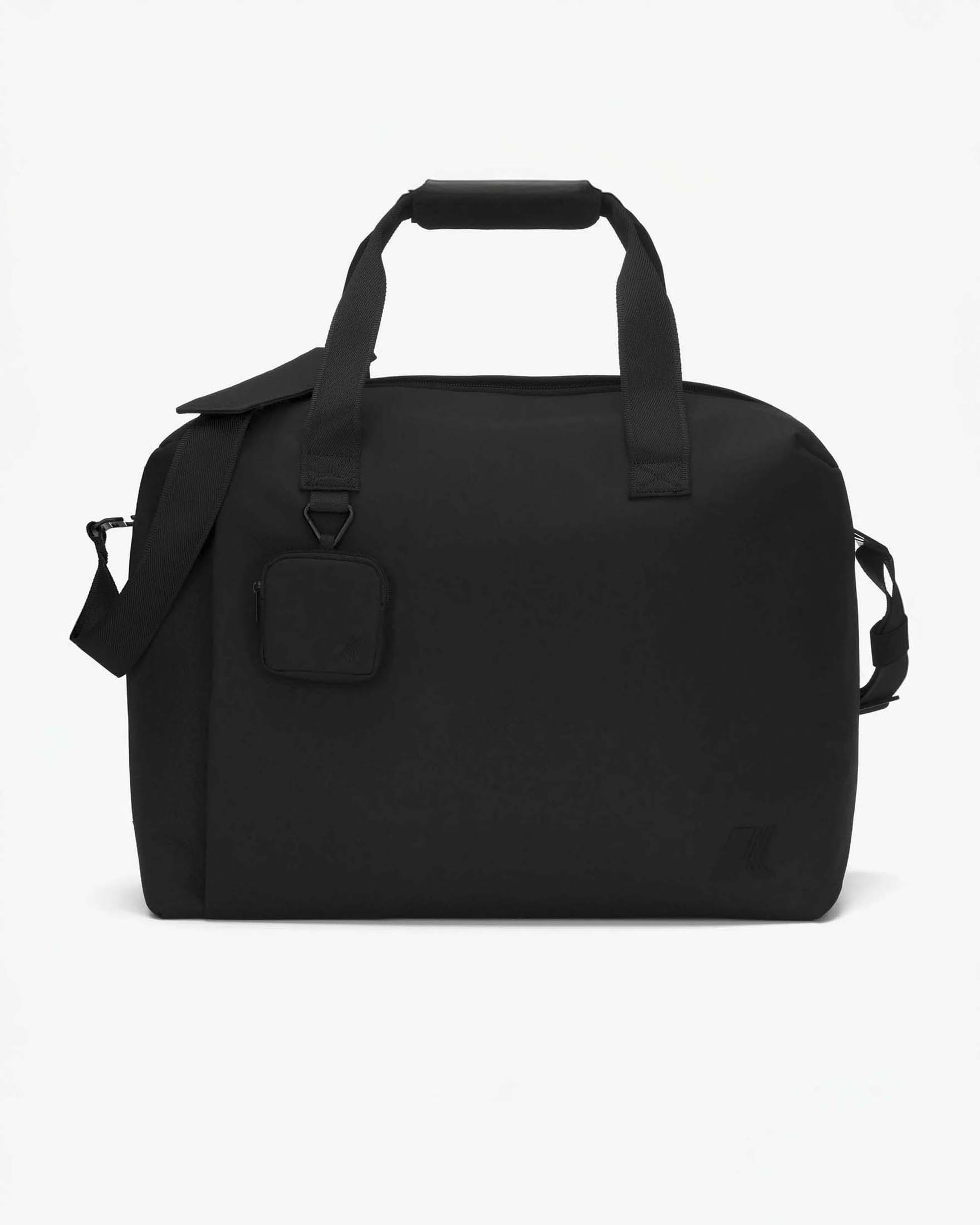 Borsa da viaggio Sirius nera in nylon impermeabile