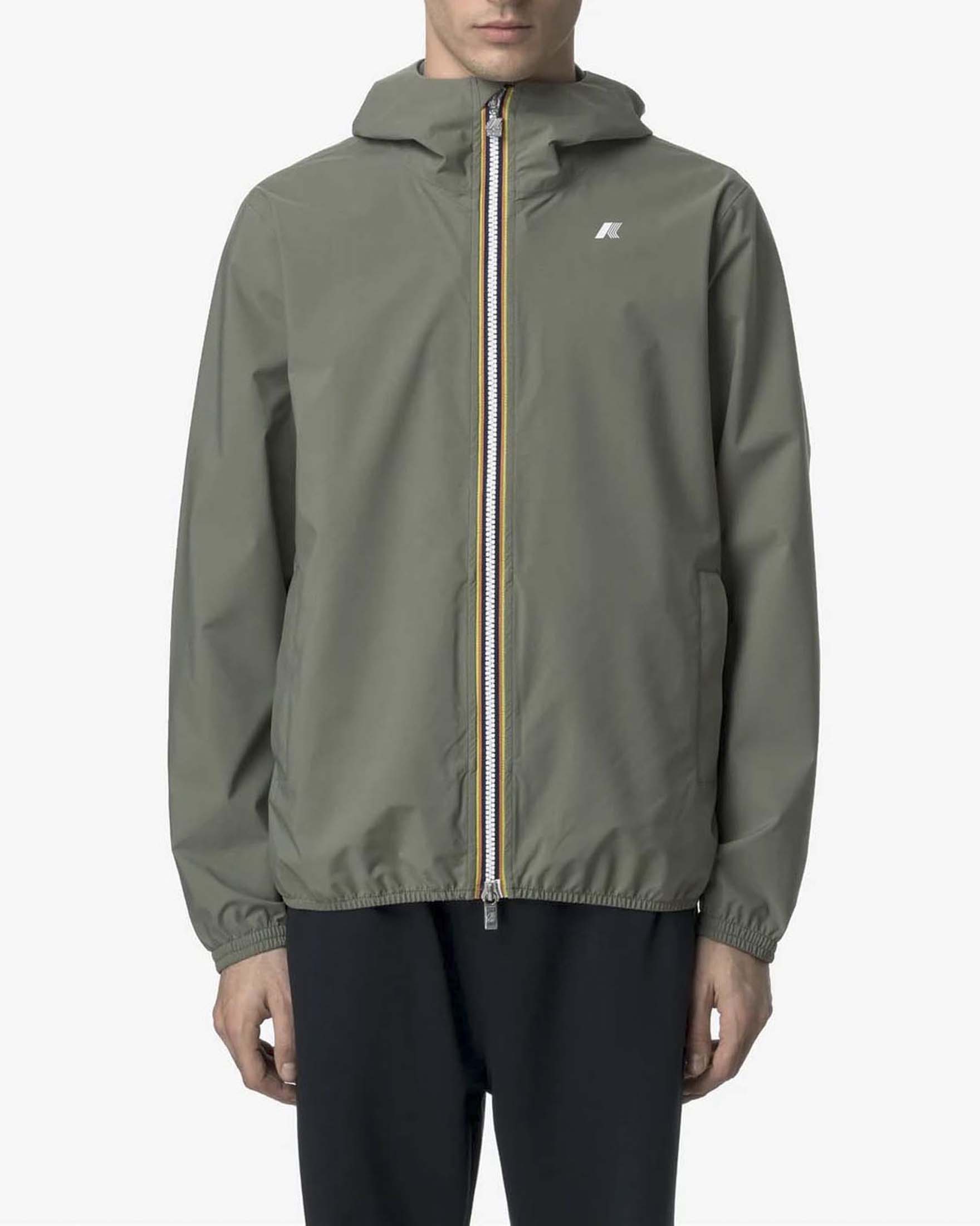 K-way — Jack Stretch Dot verde militare