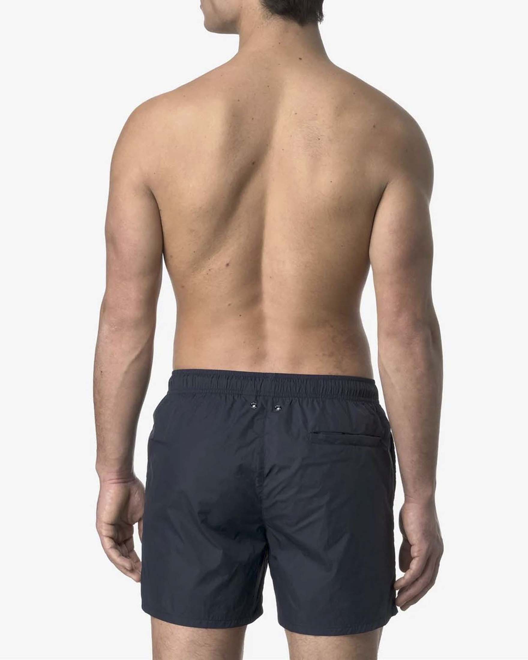 Boxer mare Le Vrai Olivier K-way blu in nylon ripstop image