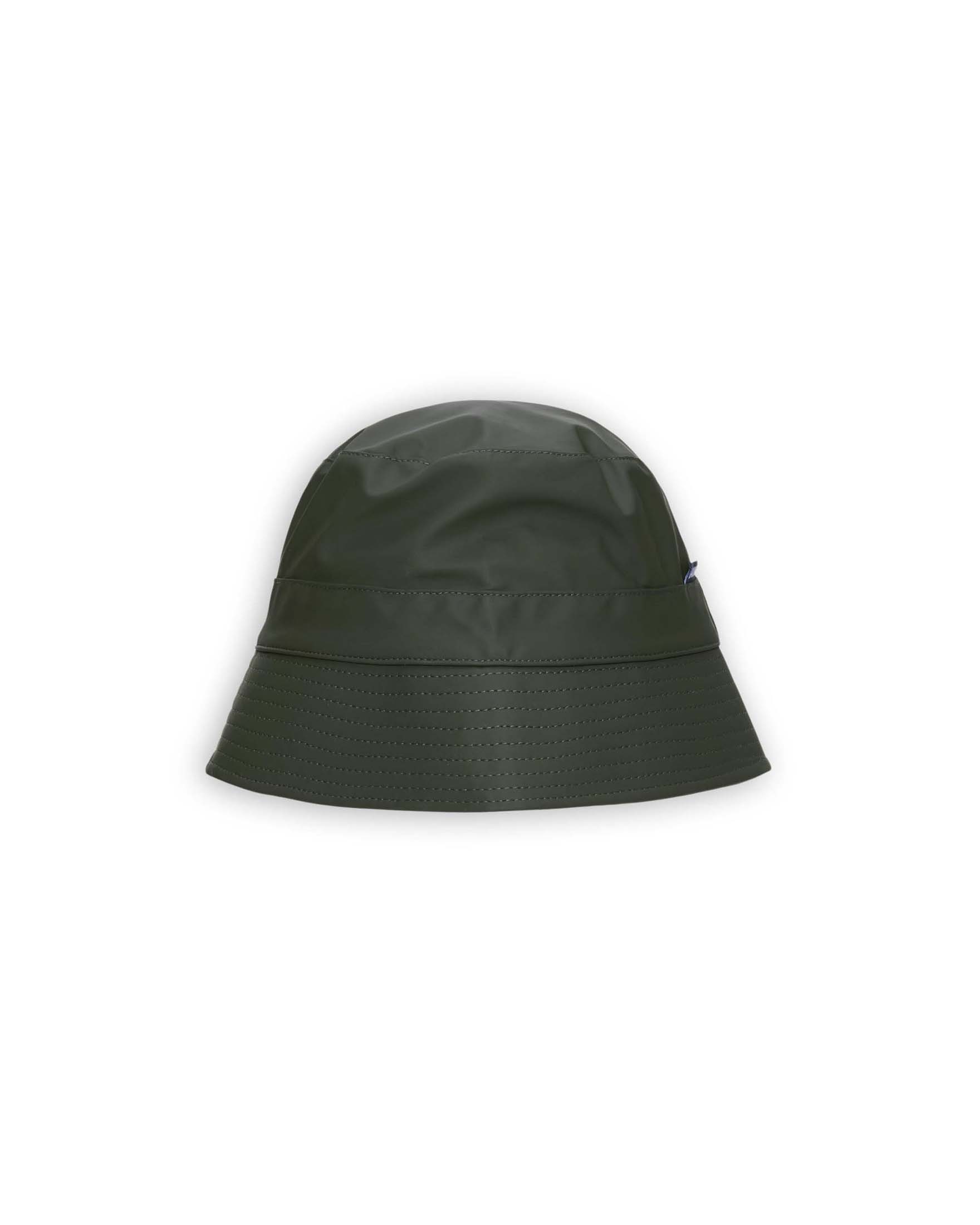 Cappello a pescatore da pioggia verde militare Bucket hat Rains
