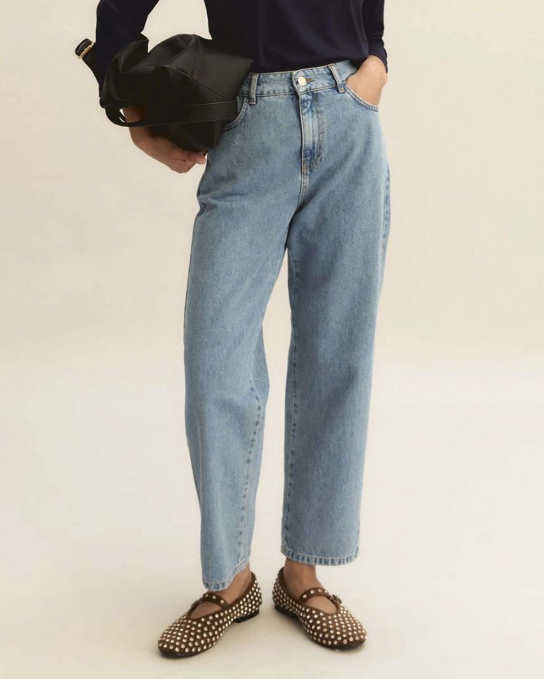 Jeans mom fit Emme Marella lavaggio chiaro image