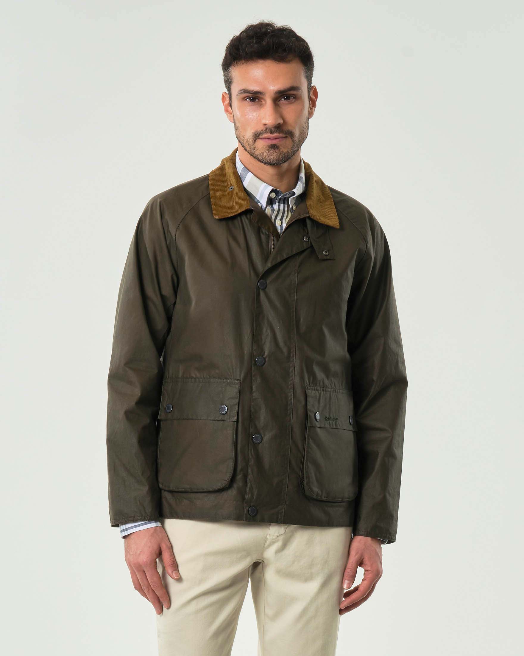 Modern Bedale® Wax Jacket verde militare