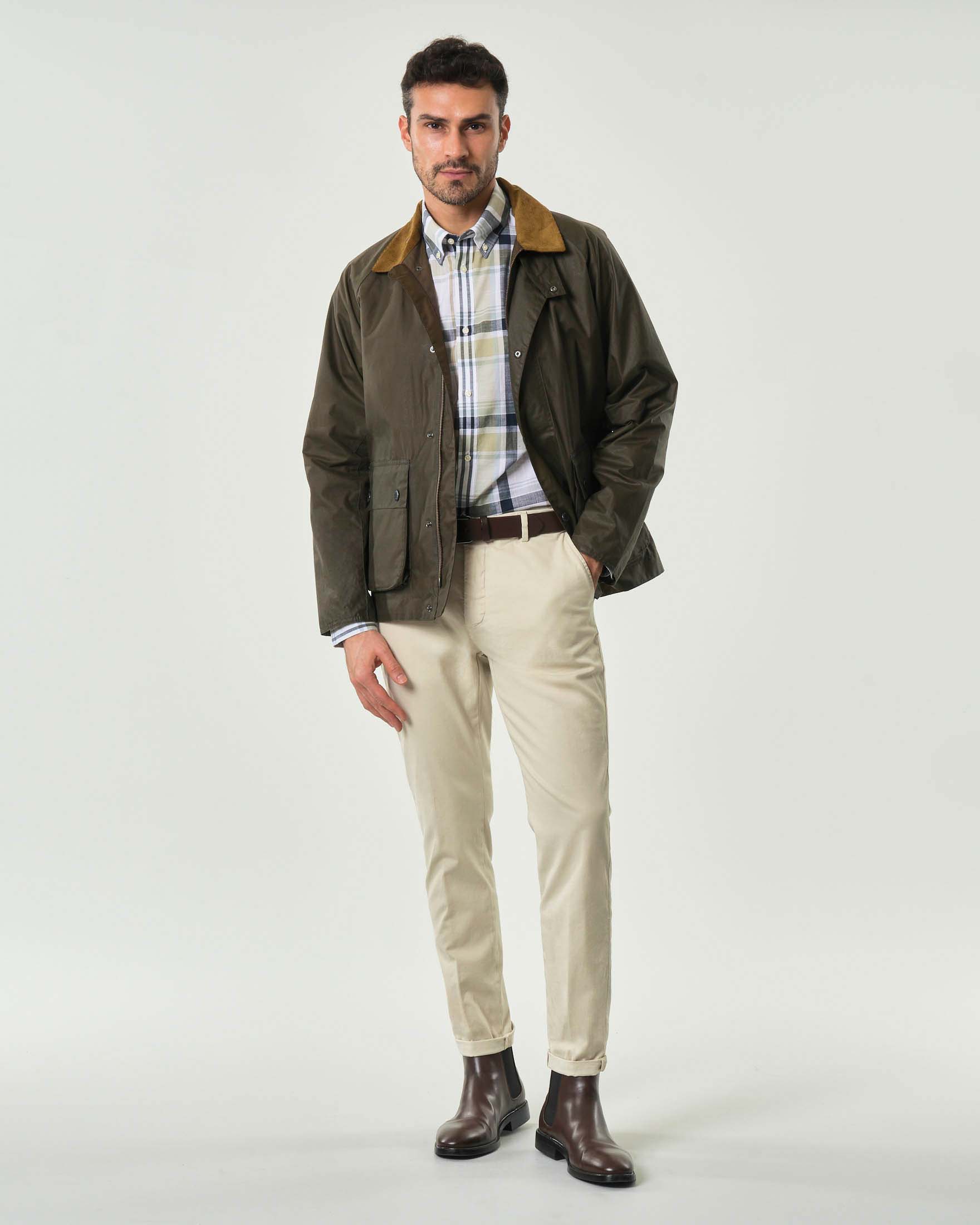 Barbour Modern Bedale® Wax Jacket verde militare image