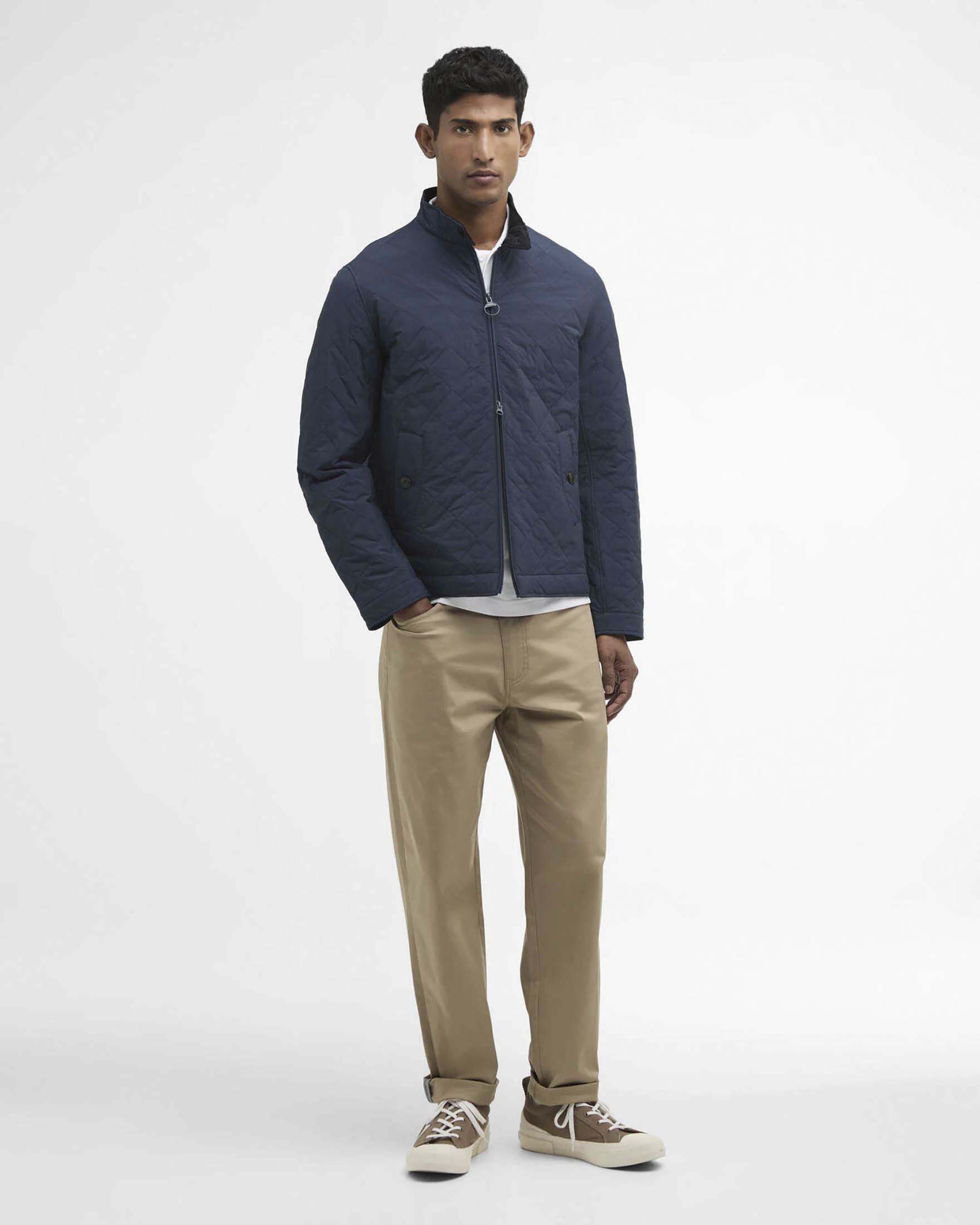 Giacca trapuntata a rombi Barbour Tyneside blu