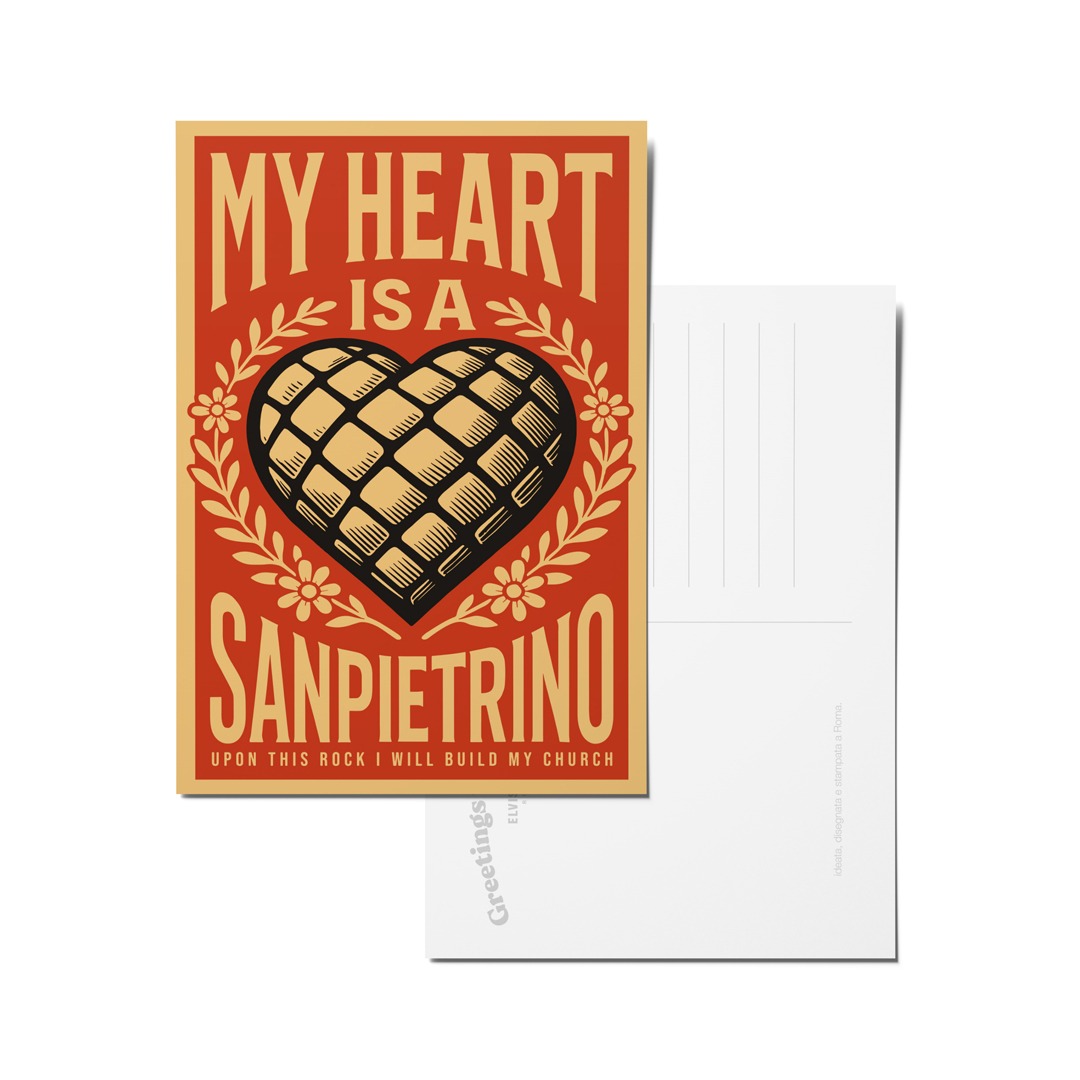 Cartolina Sanpietrino Heart