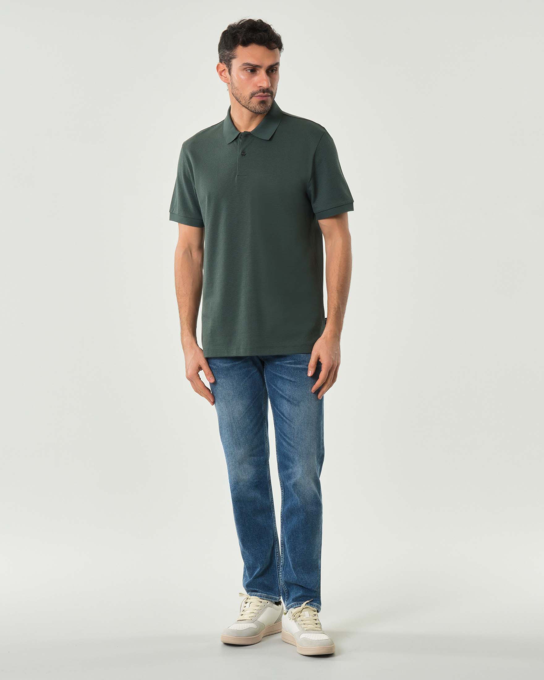 Jeans Boss Delaware lavaggio medio stone washed in cotone stretch