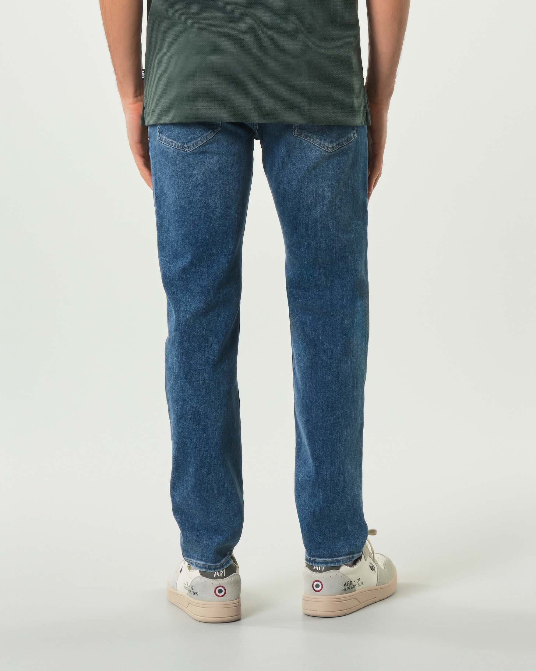 Jeans Boss Delaware lavaggio medio stone washed in cotone stretch