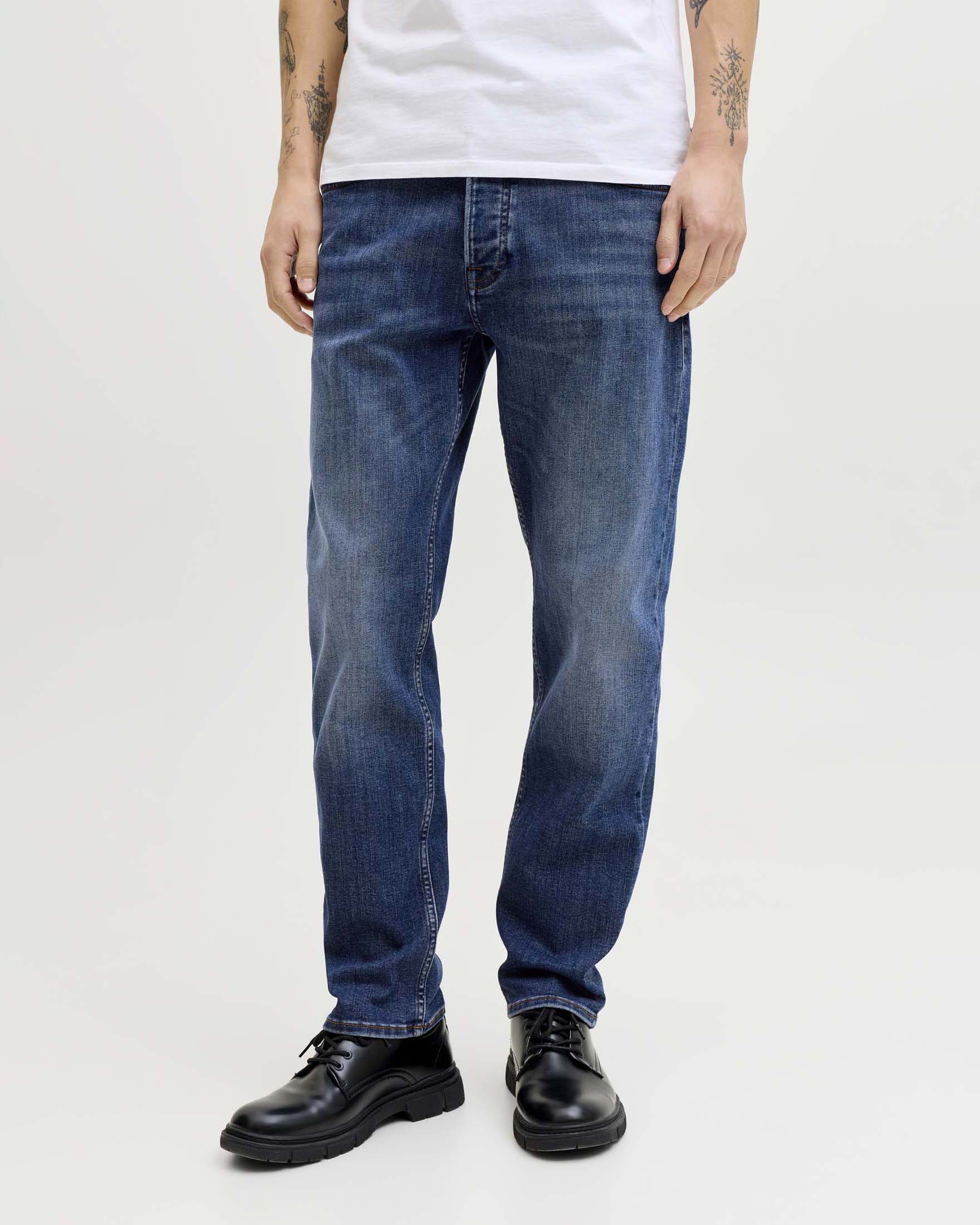 Jeans Jack & Jones tapered-fit medium wash in cotone stretch