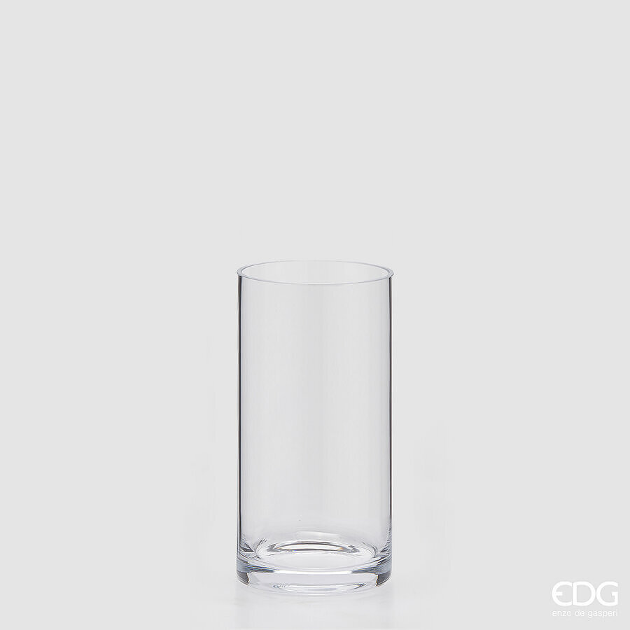 Vaso in Vetro Traparente  Cilindro Nida d.15 h.30 Edg