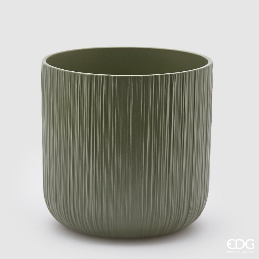 Vaso in Ceramica Gen Verde Salvia d.24 h.24 Edg