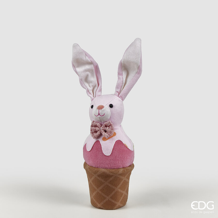 Decoro Gelato Coniglio Rosa d.9 h.29 Edg