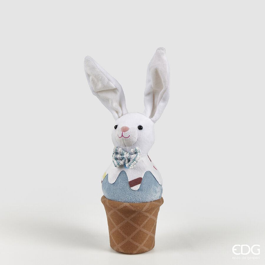 Decoro Gelato Coniglio Celeste d.9 h.29 Edg